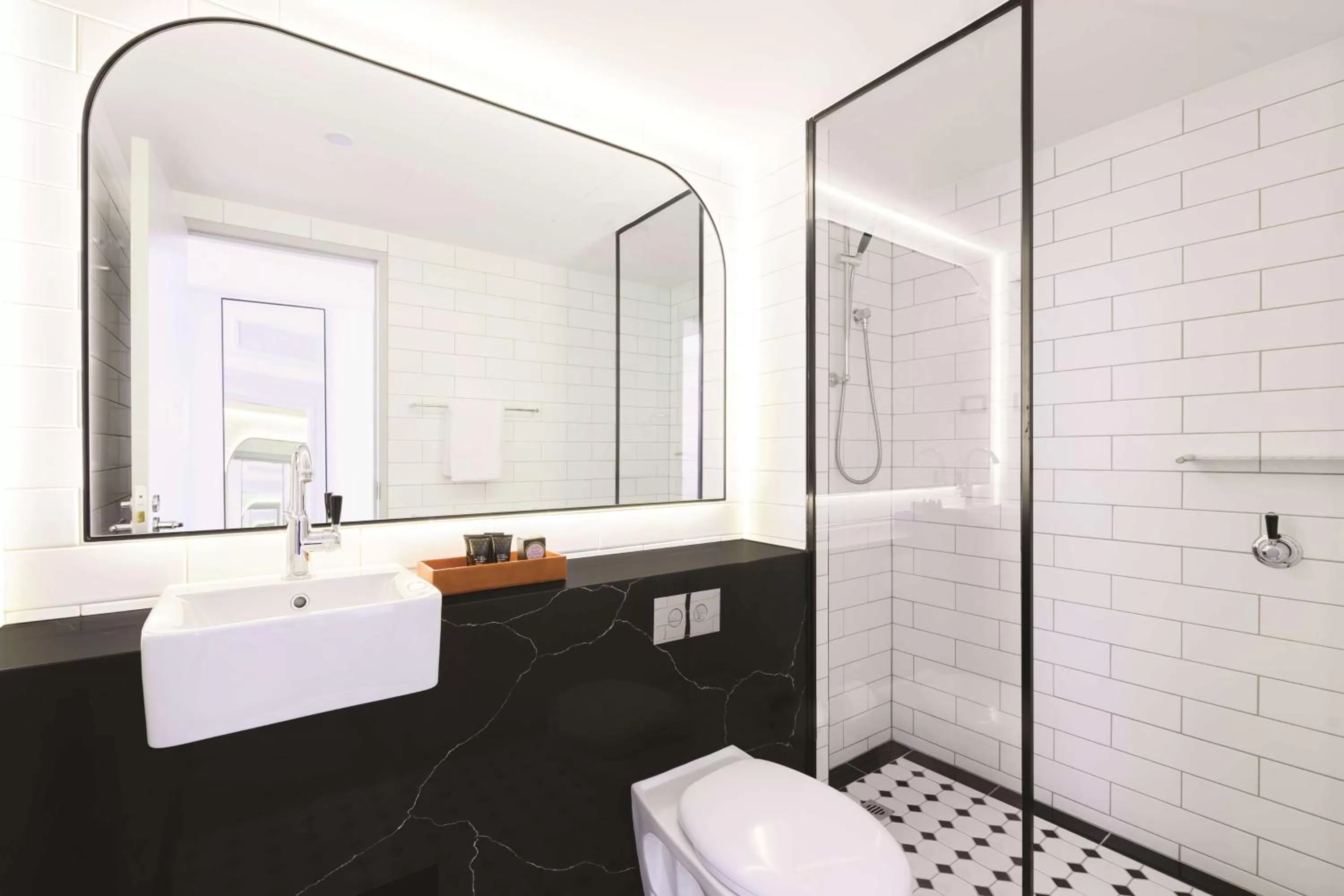 Bathroom in The Savoy Hotel on Little Collins Melbourne