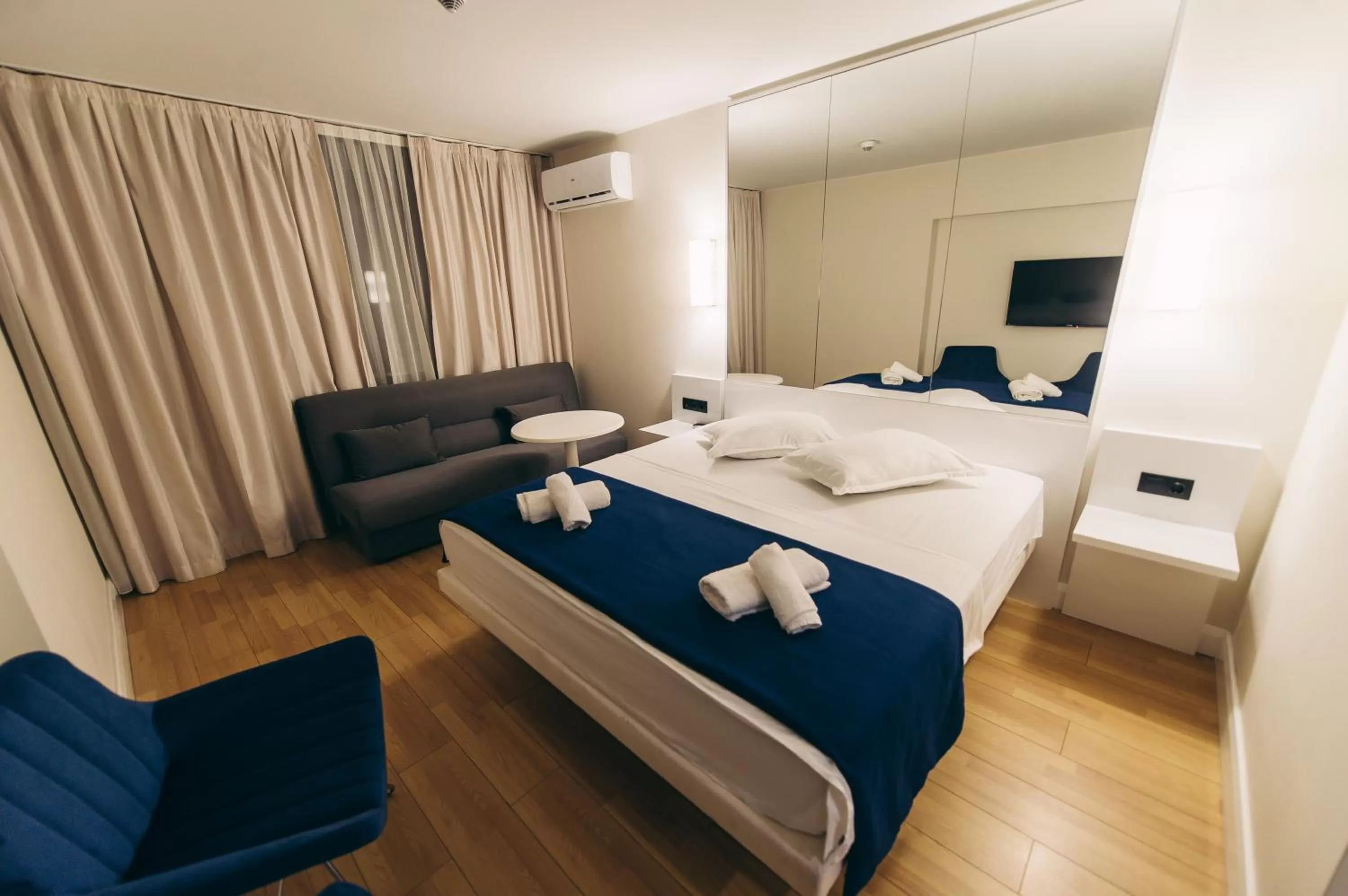 Bed in Orbi City Batumi With Sea View