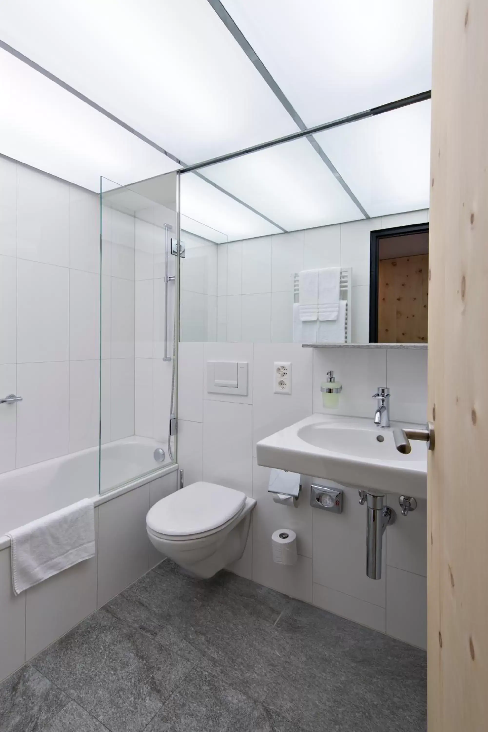 Bathroom in Hauser Hotel St. Moritz