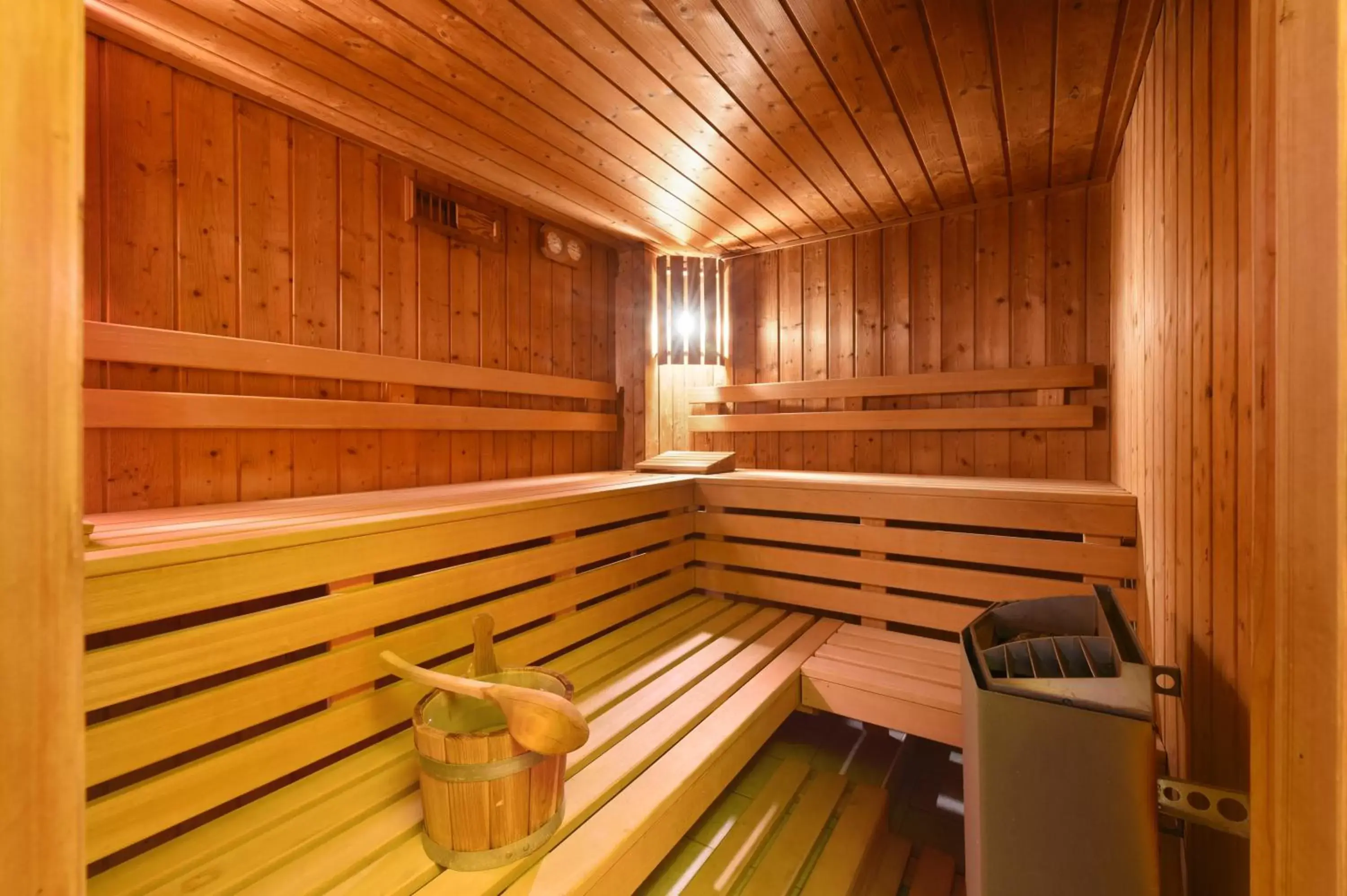 Sauna in Hôtel Bellerive