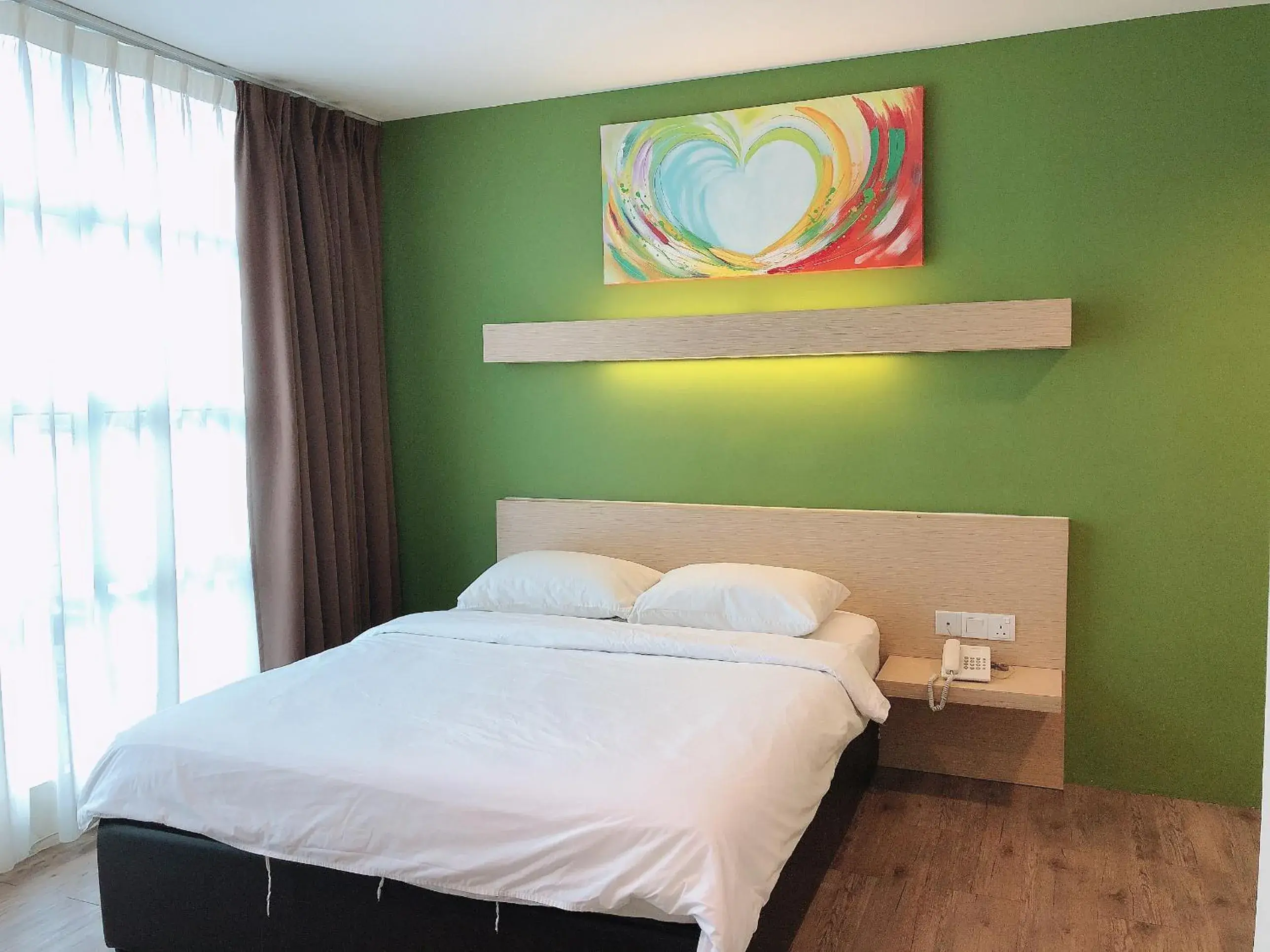 Bed in Tras Mutiara Hotel Bentong