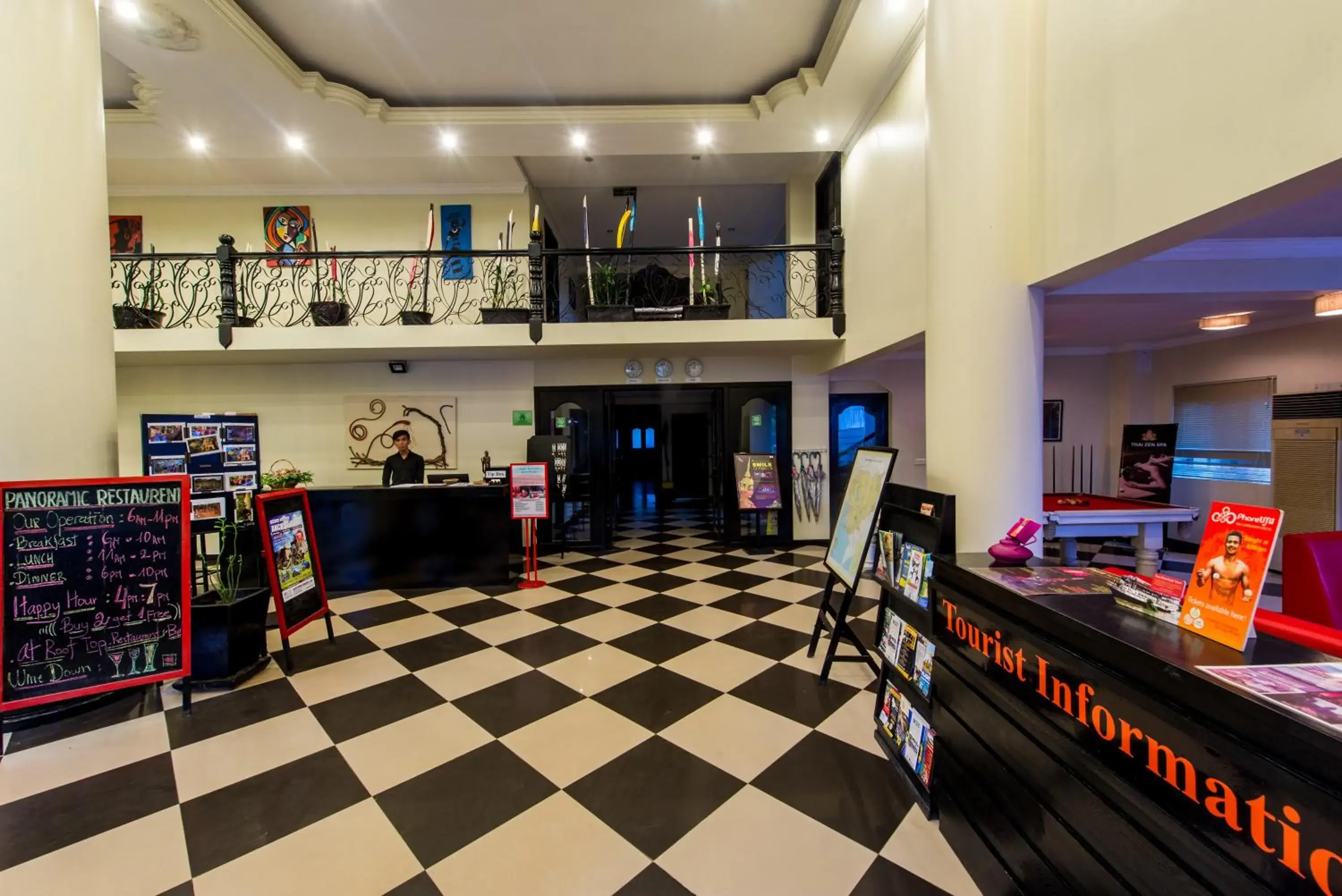 Lobby or reception in Angkor Panoramic Boutique Hotel