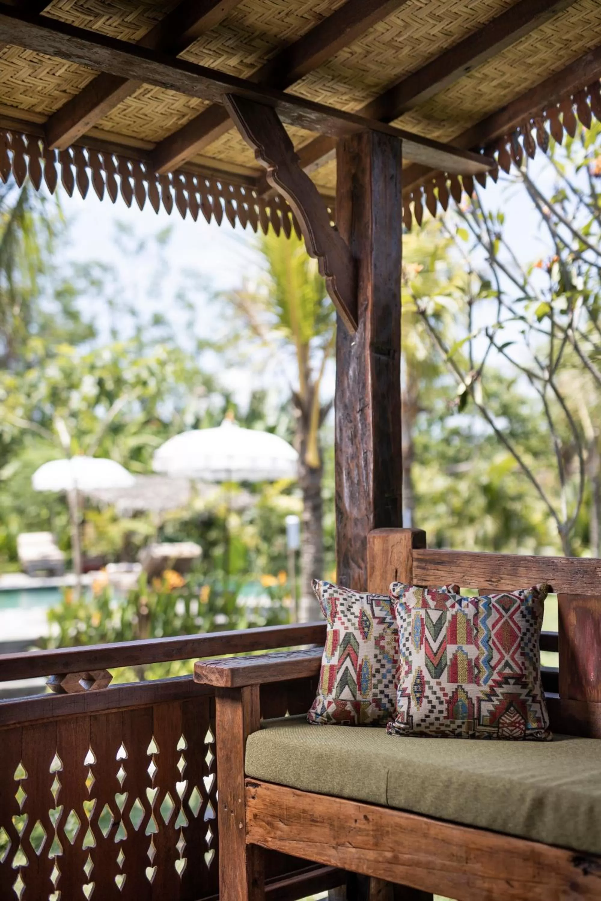 Balcony/Terrace in Green Space Villa