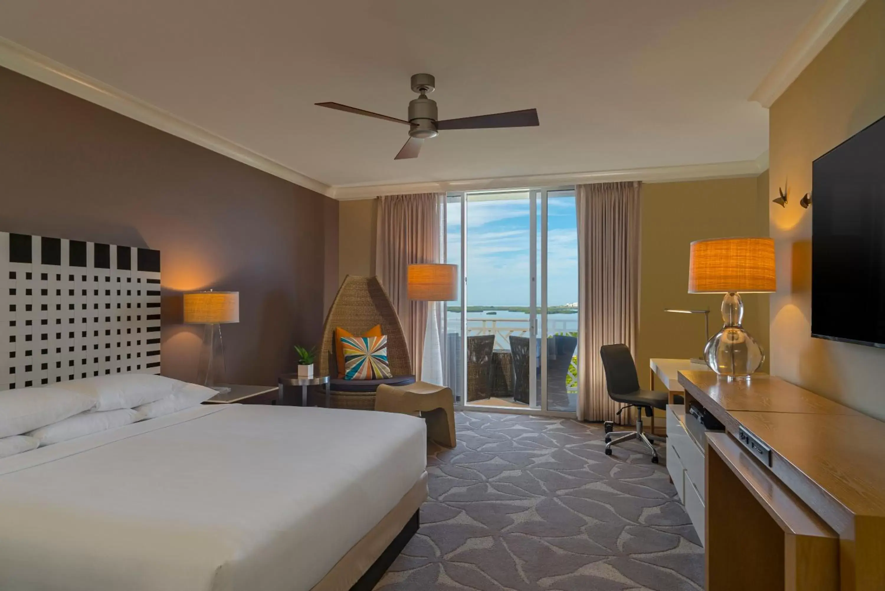 Family King Suite with Sofa Bed and Bay View in Hyatt Regency Coconut Point Resort & Spa Near Naples