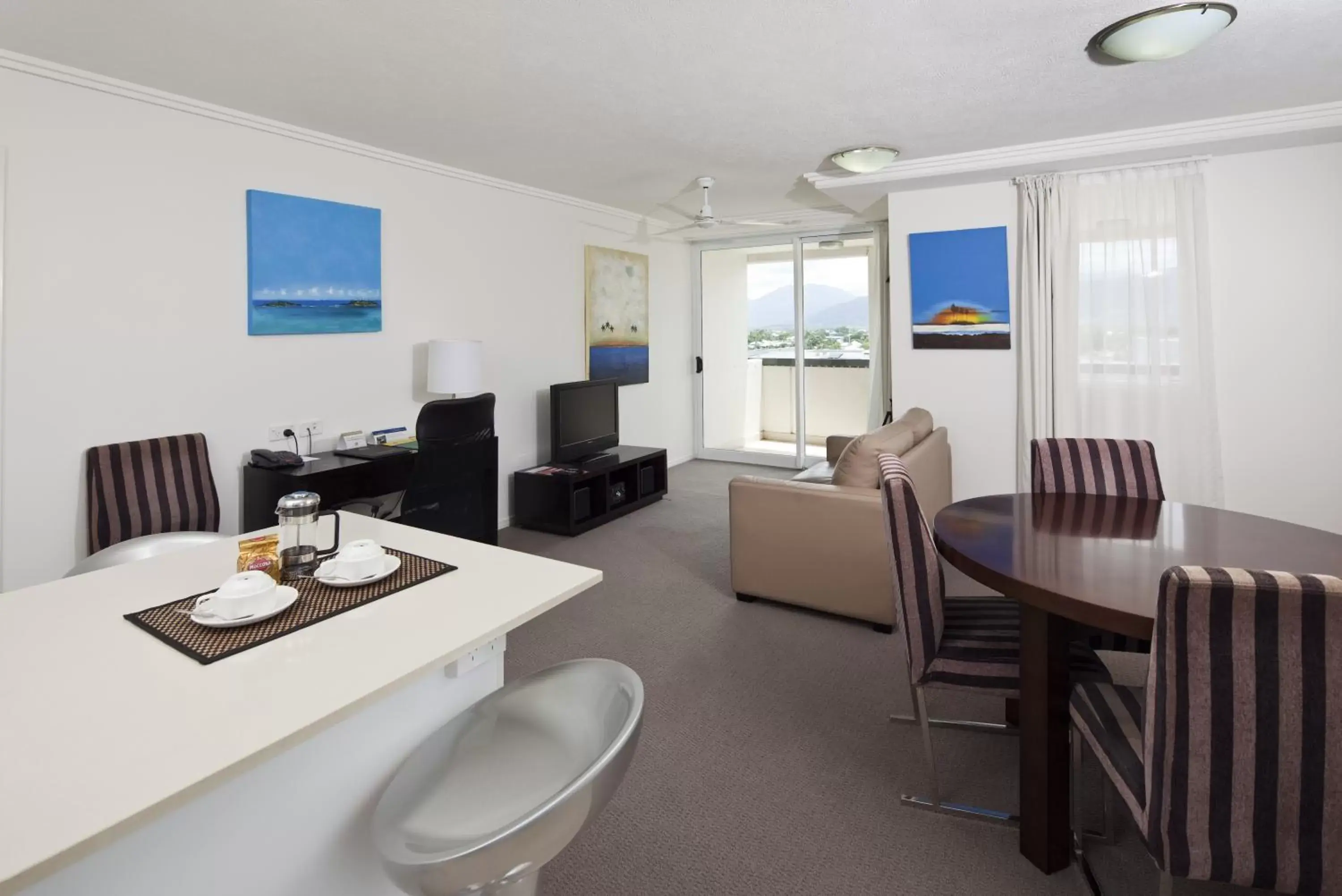 Living room, Dining Area in Cairns Central Plaza Apartment Hotel