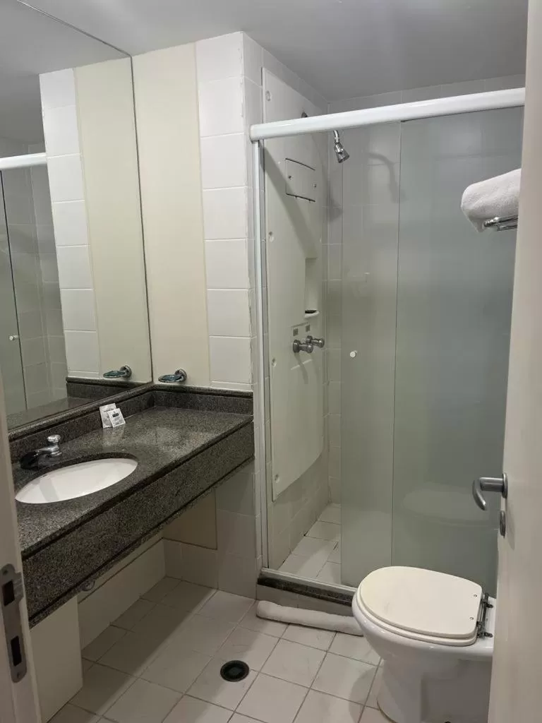 Bathroom in Lindo Flat ao Lado do Aeroporto de Congonhas