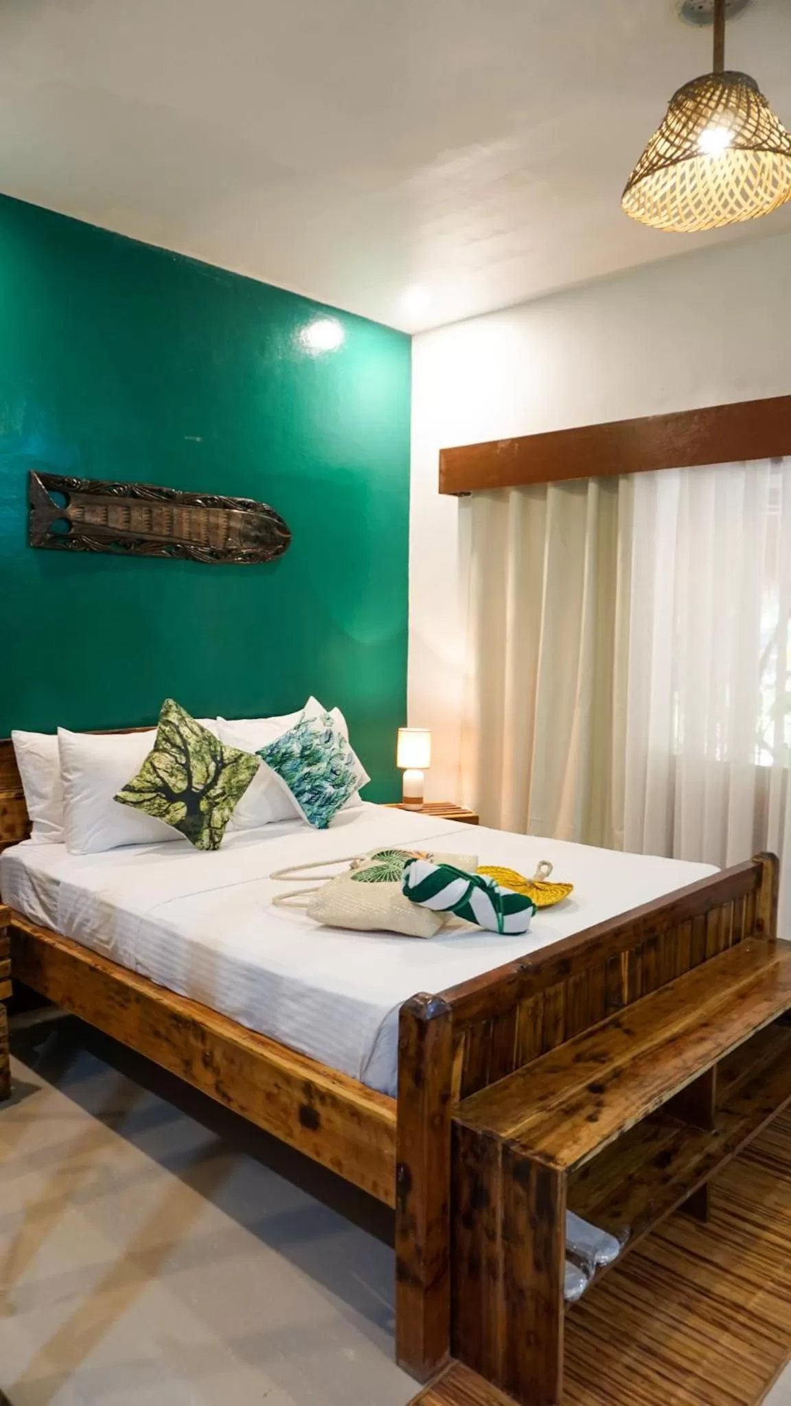 Bed in La Colonial Resort