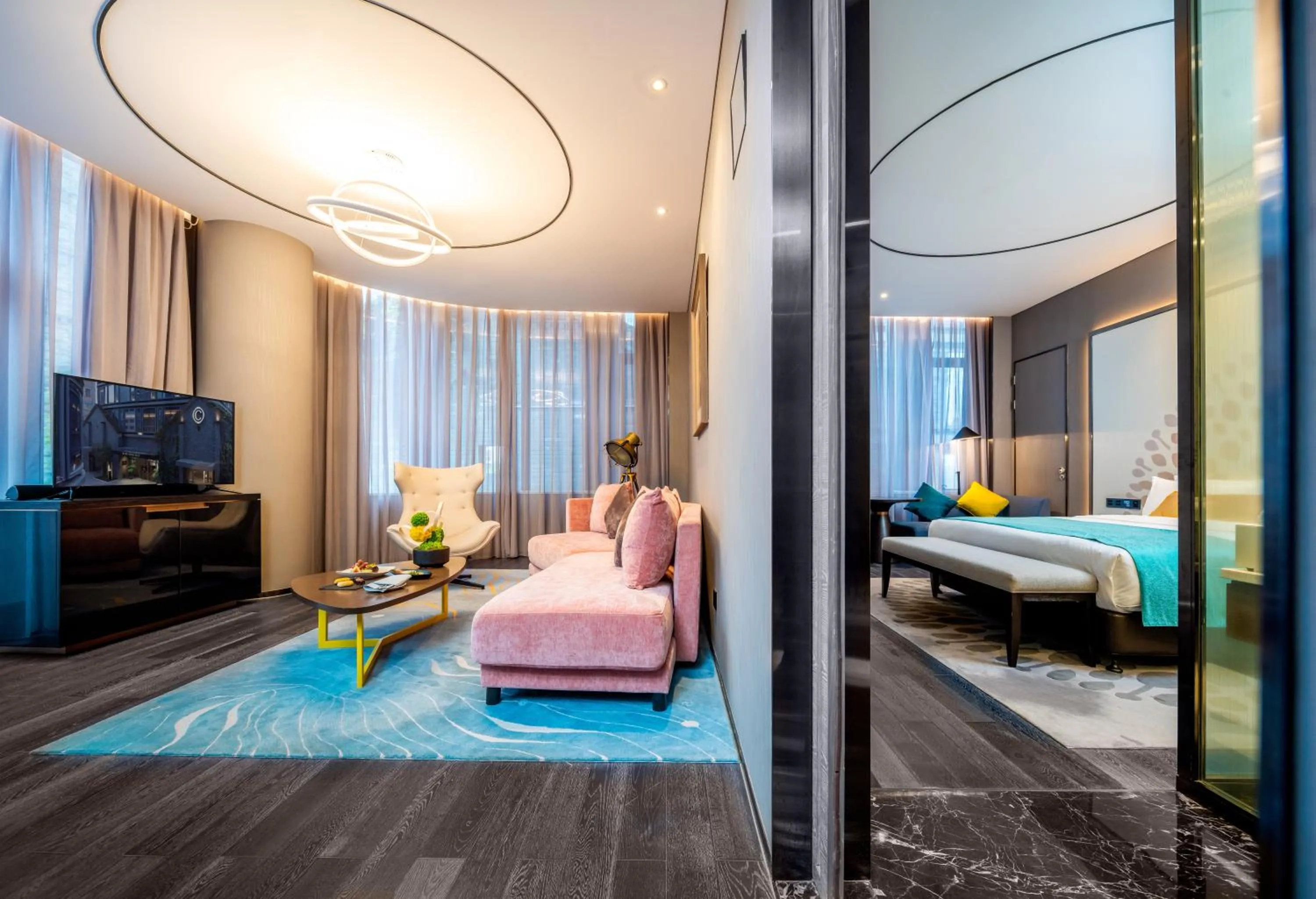 Photo of the whole room, Bed in Cachet Boutique Kunming Artime 昆明彩云里凯世精品酒店