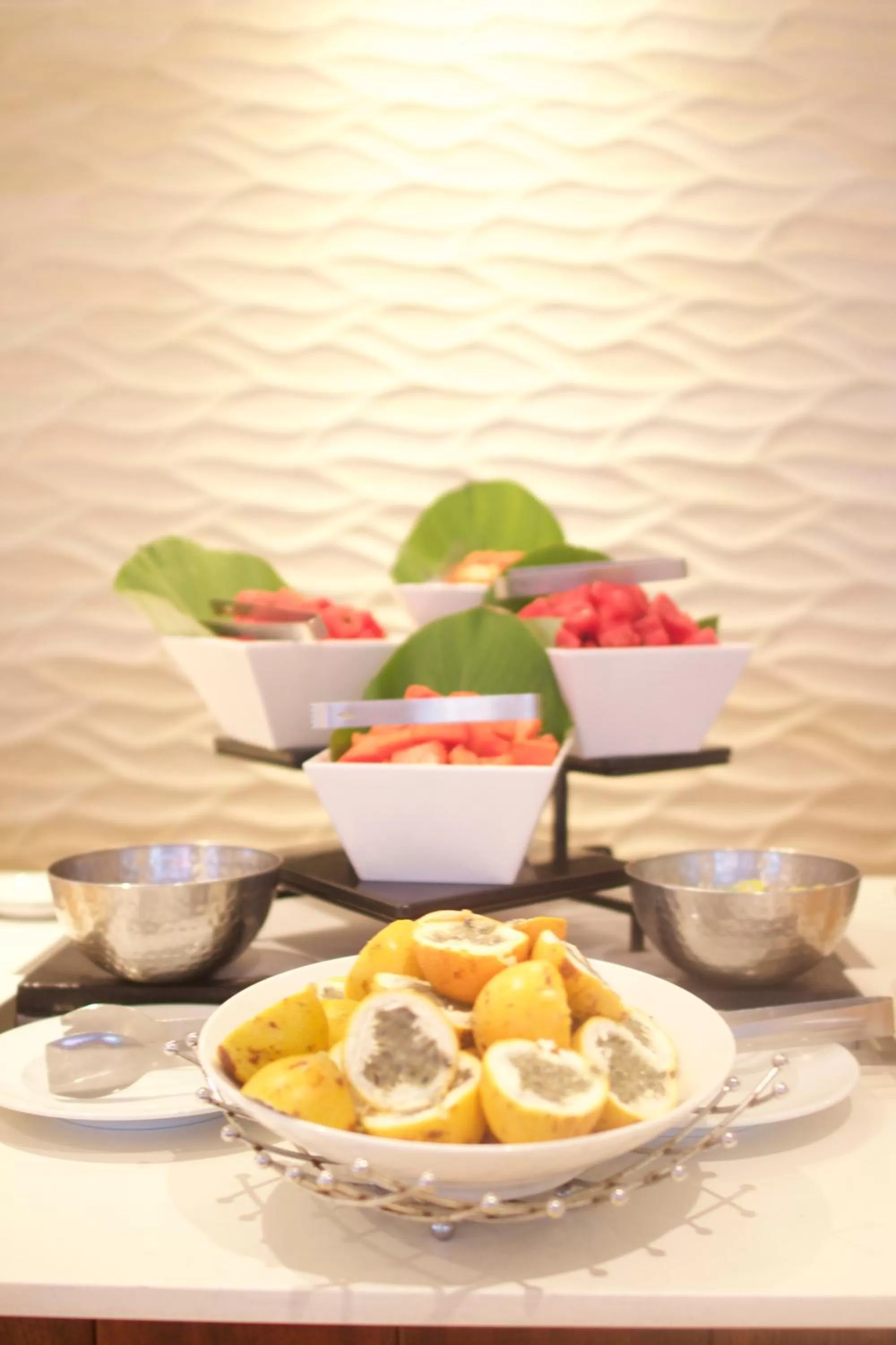 Buffet breakfast in Radisson Cartagena Ocean Pavillion Hotel