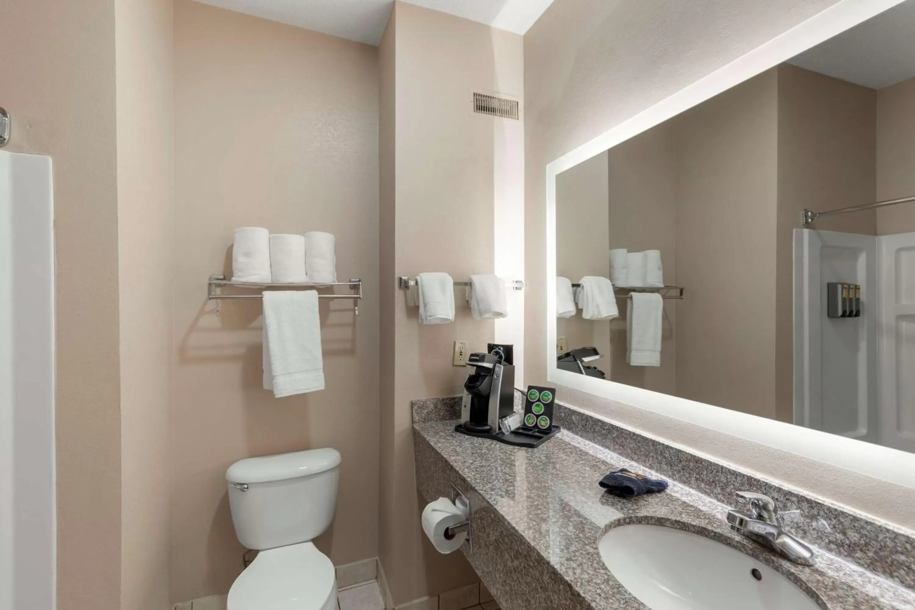 Bedroom, Bathroom in Best Western Plus Russellville Hotel & Suites