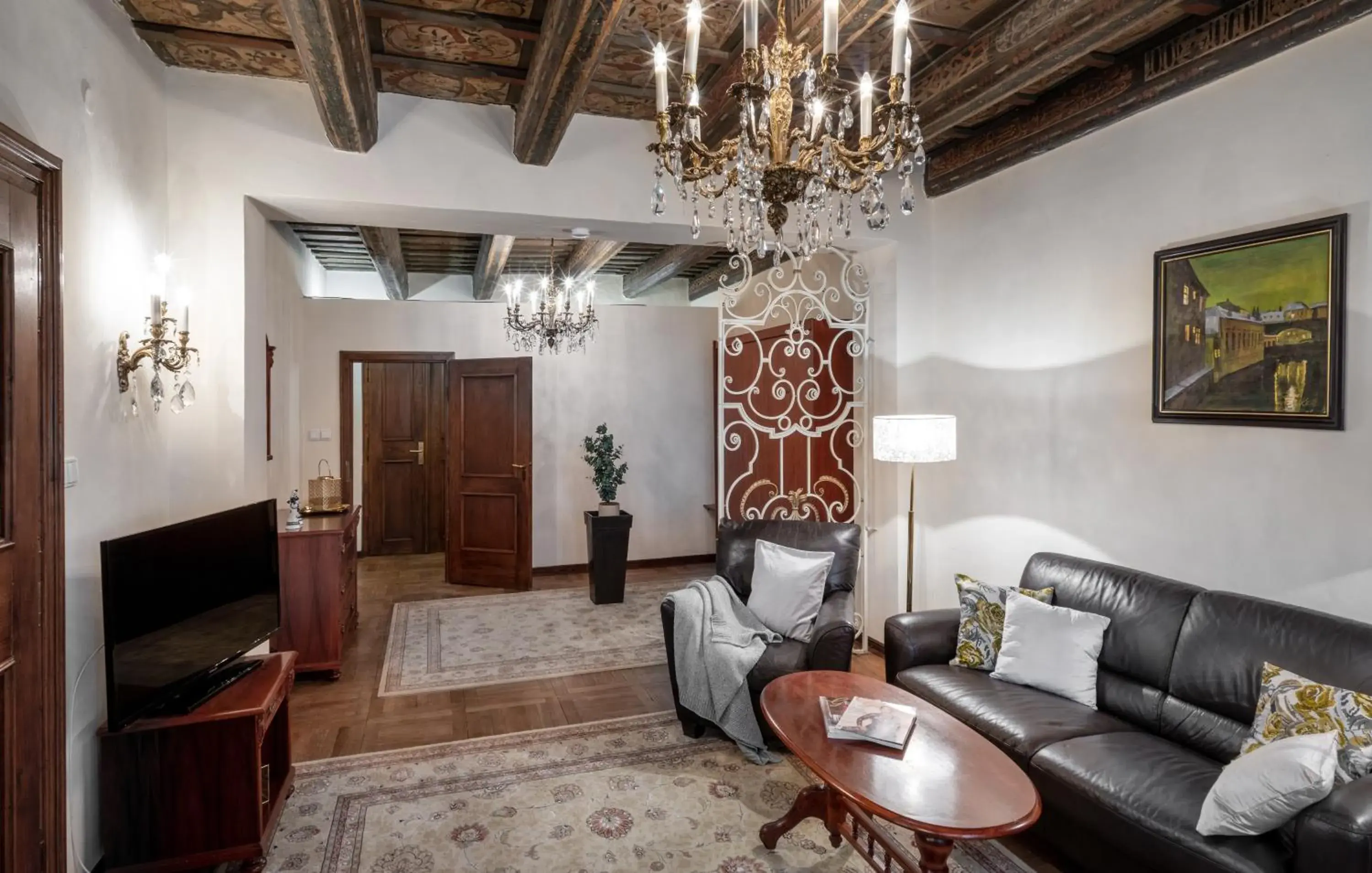 Living room in Aurus Hotel by Prague Residences