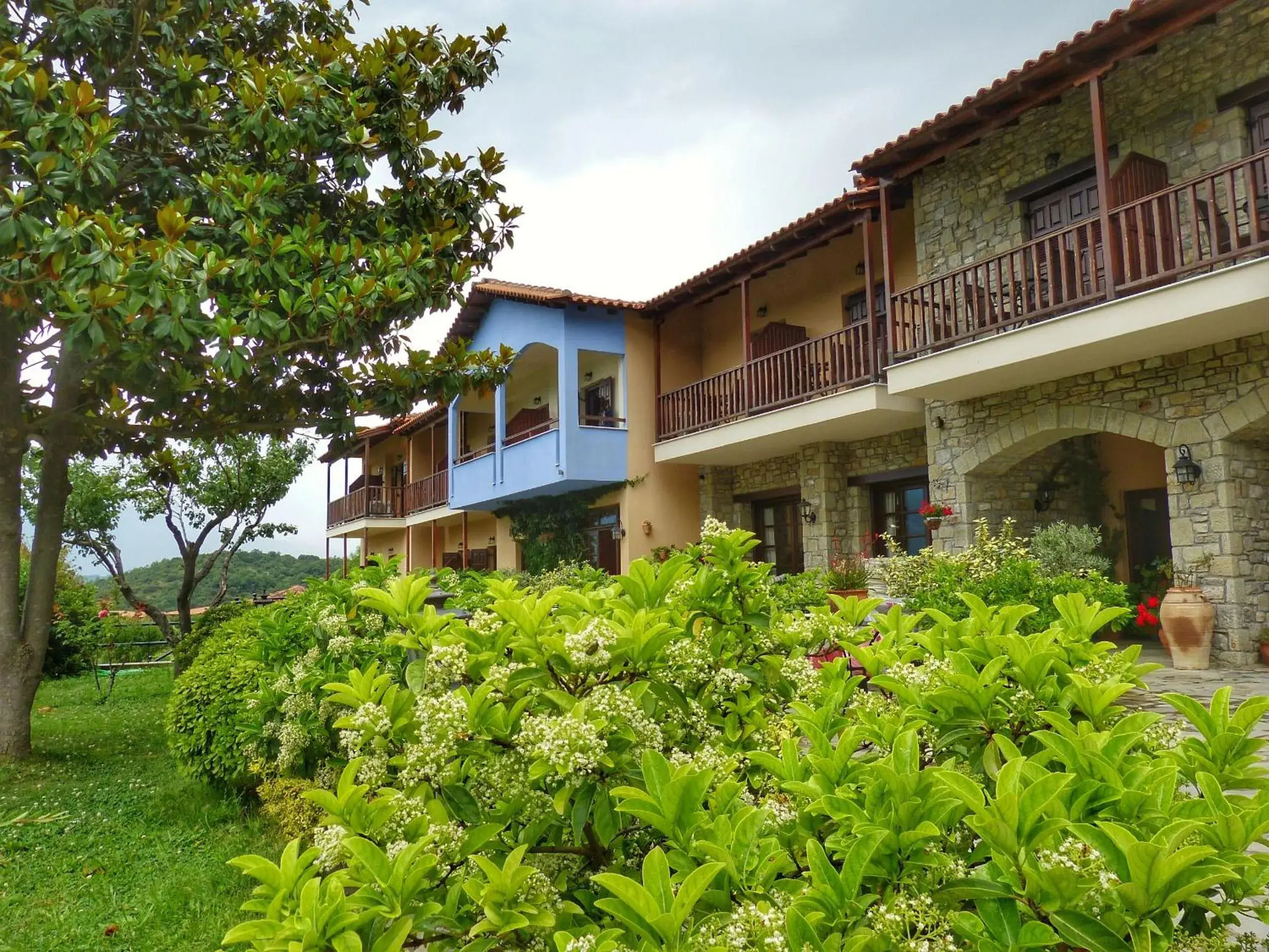 Facade/entrance, Property Building in Hotel Doupiani House