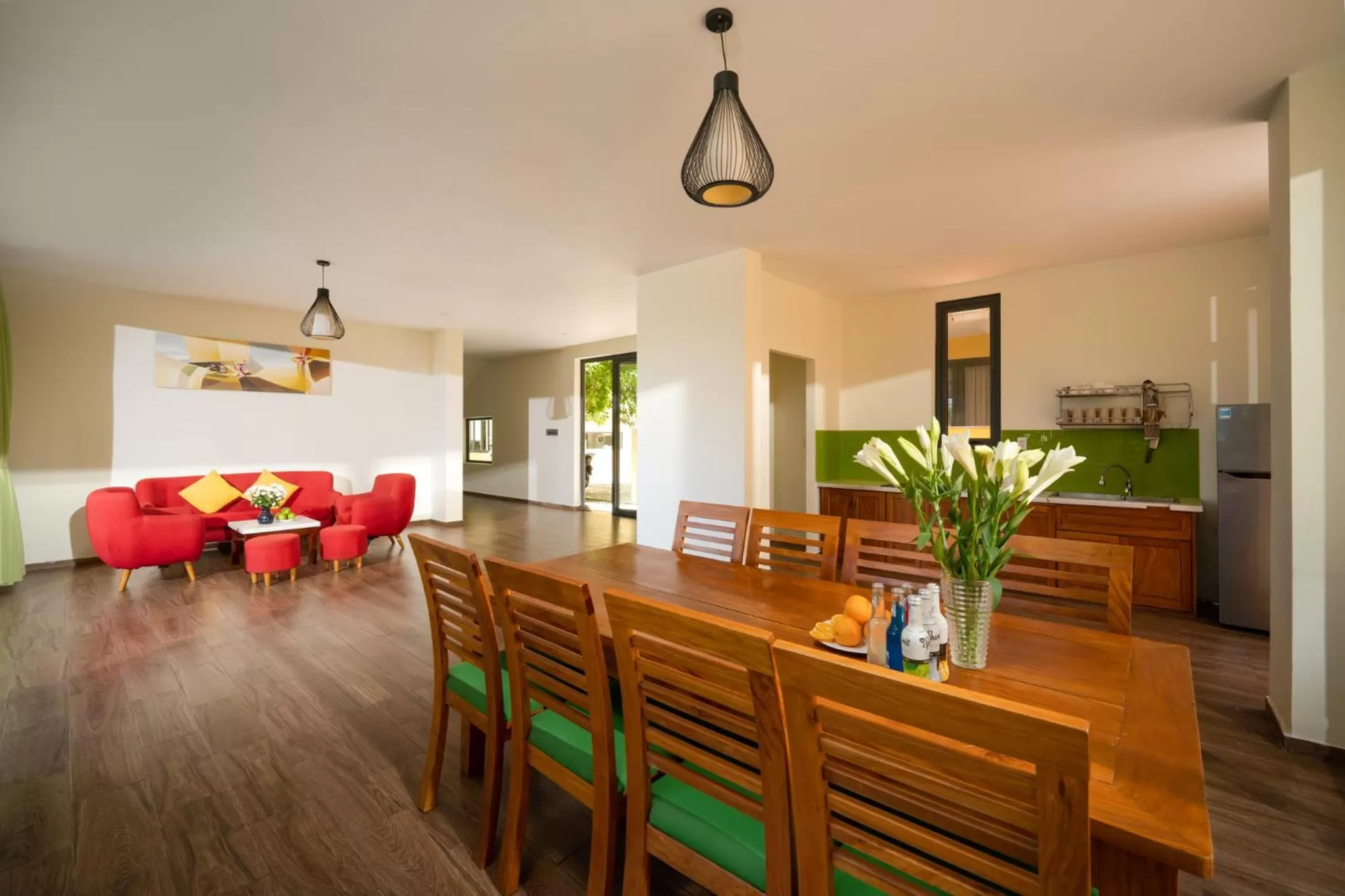 Living room, Dining Area in Palm Village Hoian - STAY 24H