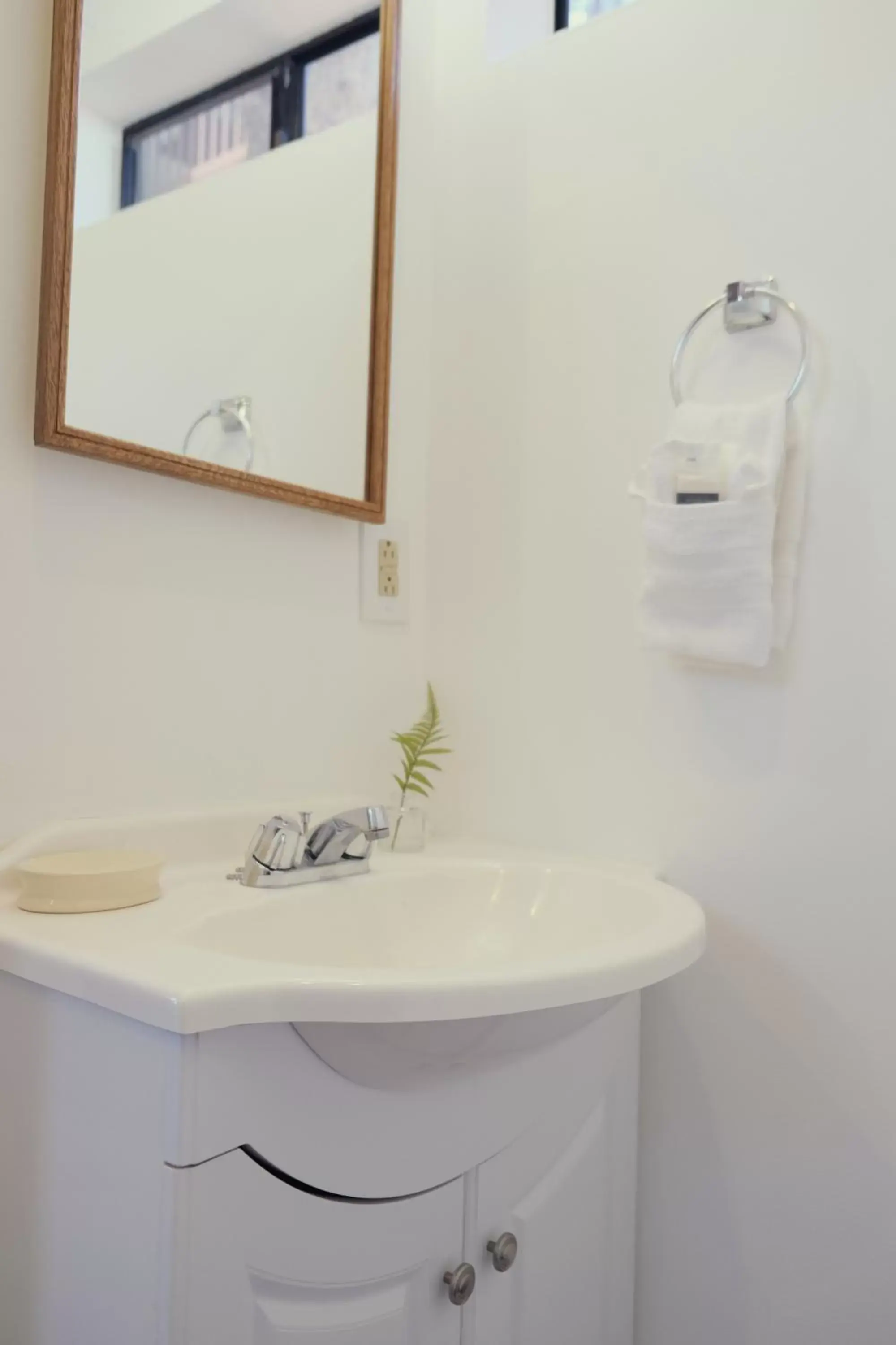 Bathroom in Lake Front Cabins