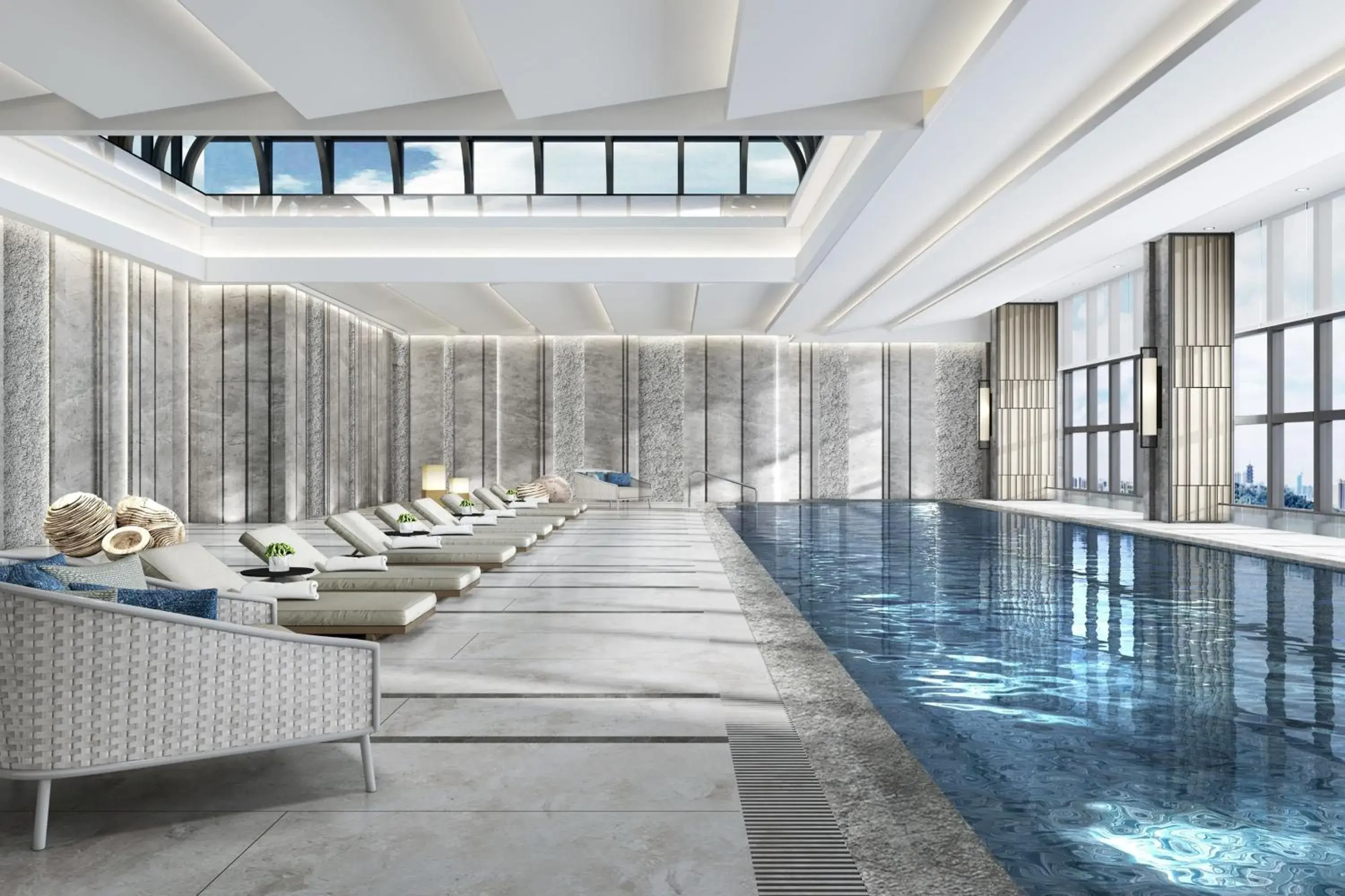 Swimming Pool in Courtyard by Marriott Foshan