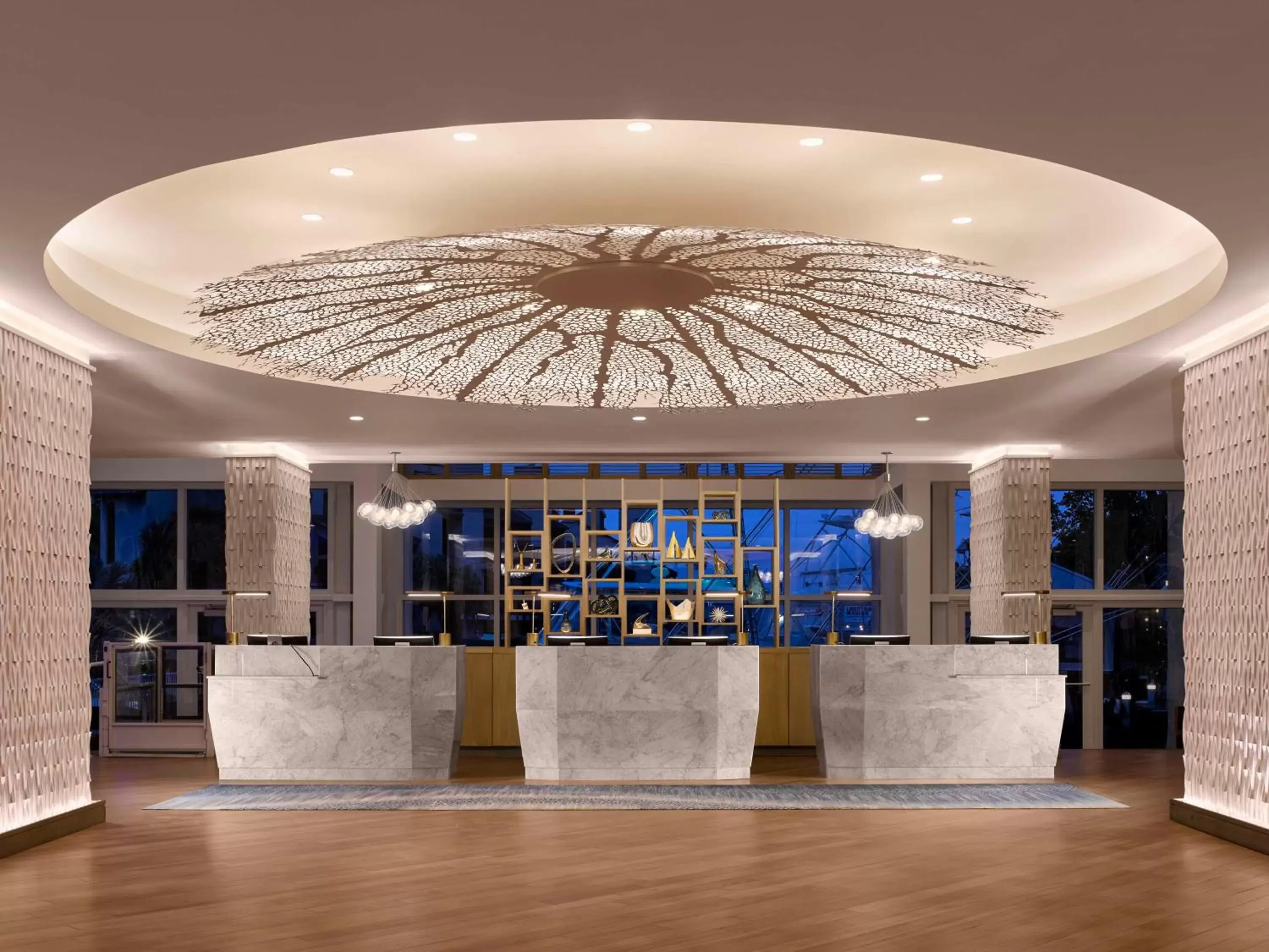 Lobby or reception, Lobby/Reception in Hilton Fort Lauderdale Marina