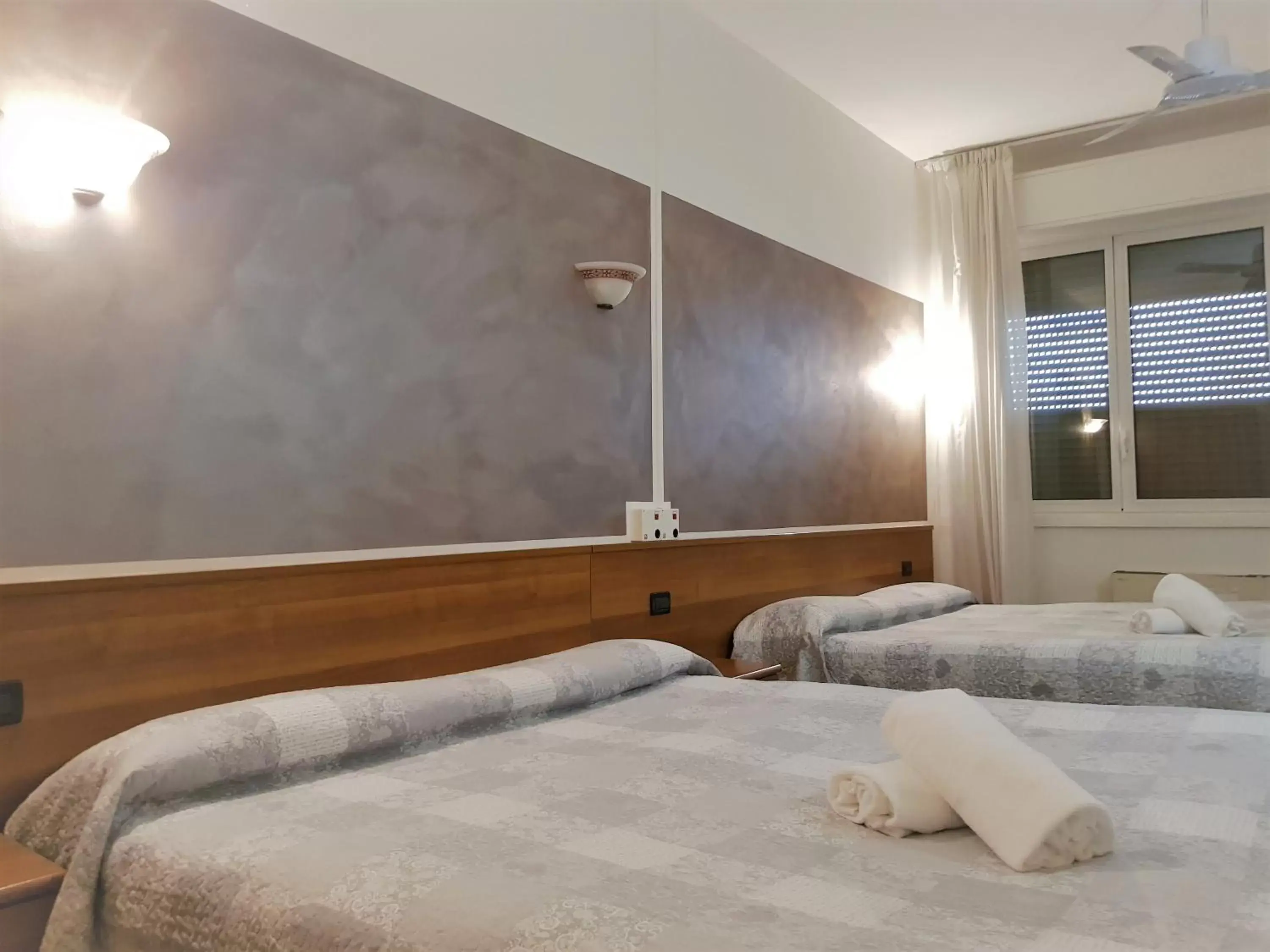 Bed in Hotel Marinoni