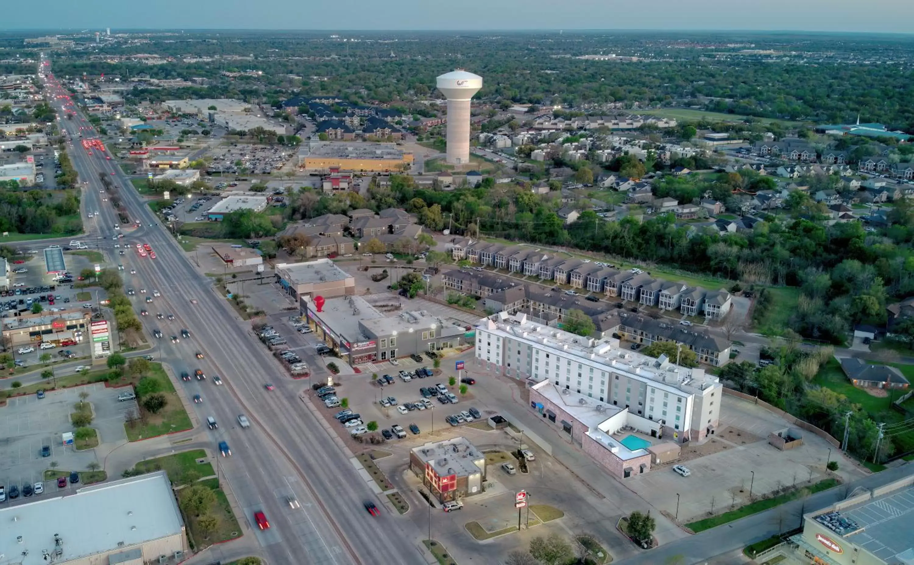 Property building, Bird's-eye View in Aggieland Boutique Hotel