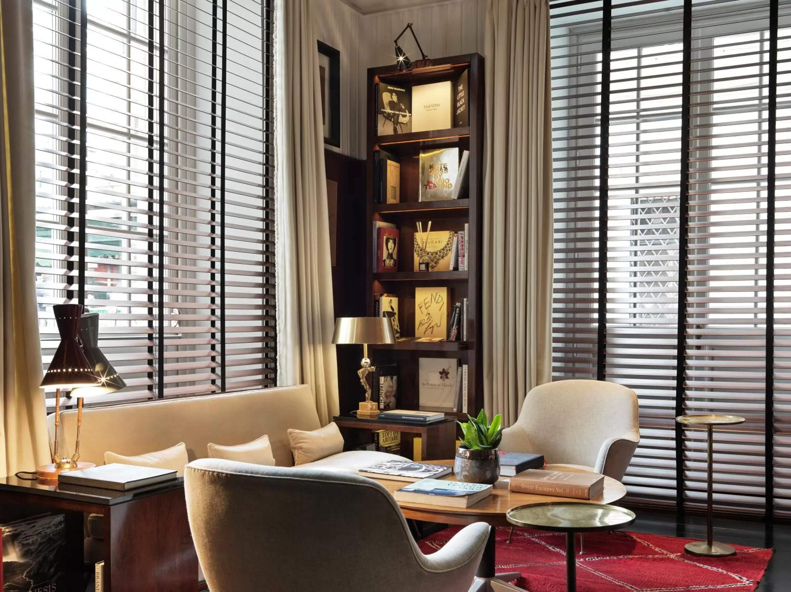 Library, Seating Area in J.K. Place Roma - The Leading Hotels of the World