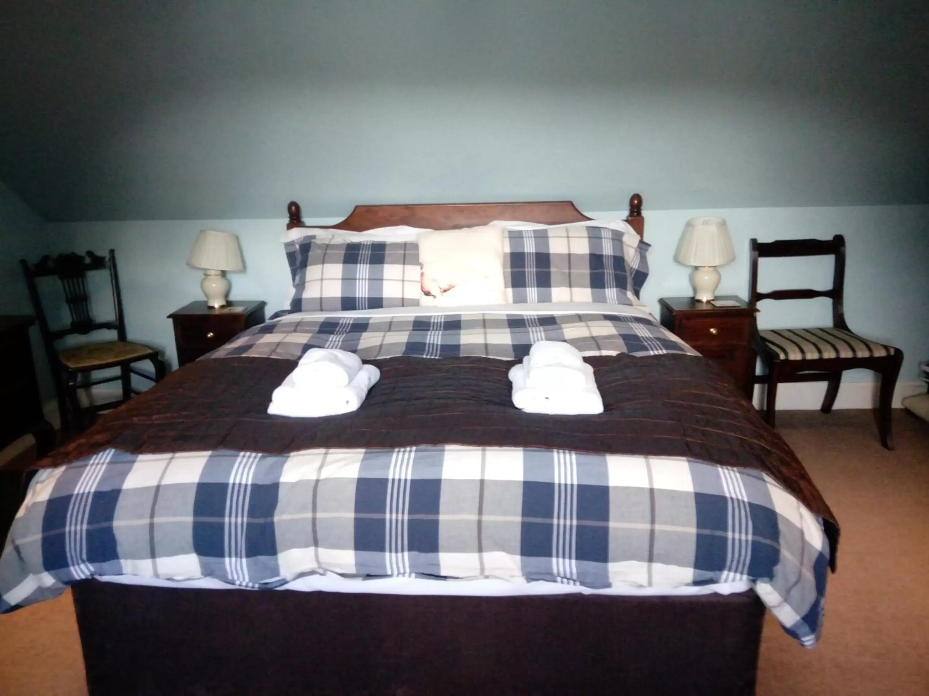 Bed in Dunallan Guest House