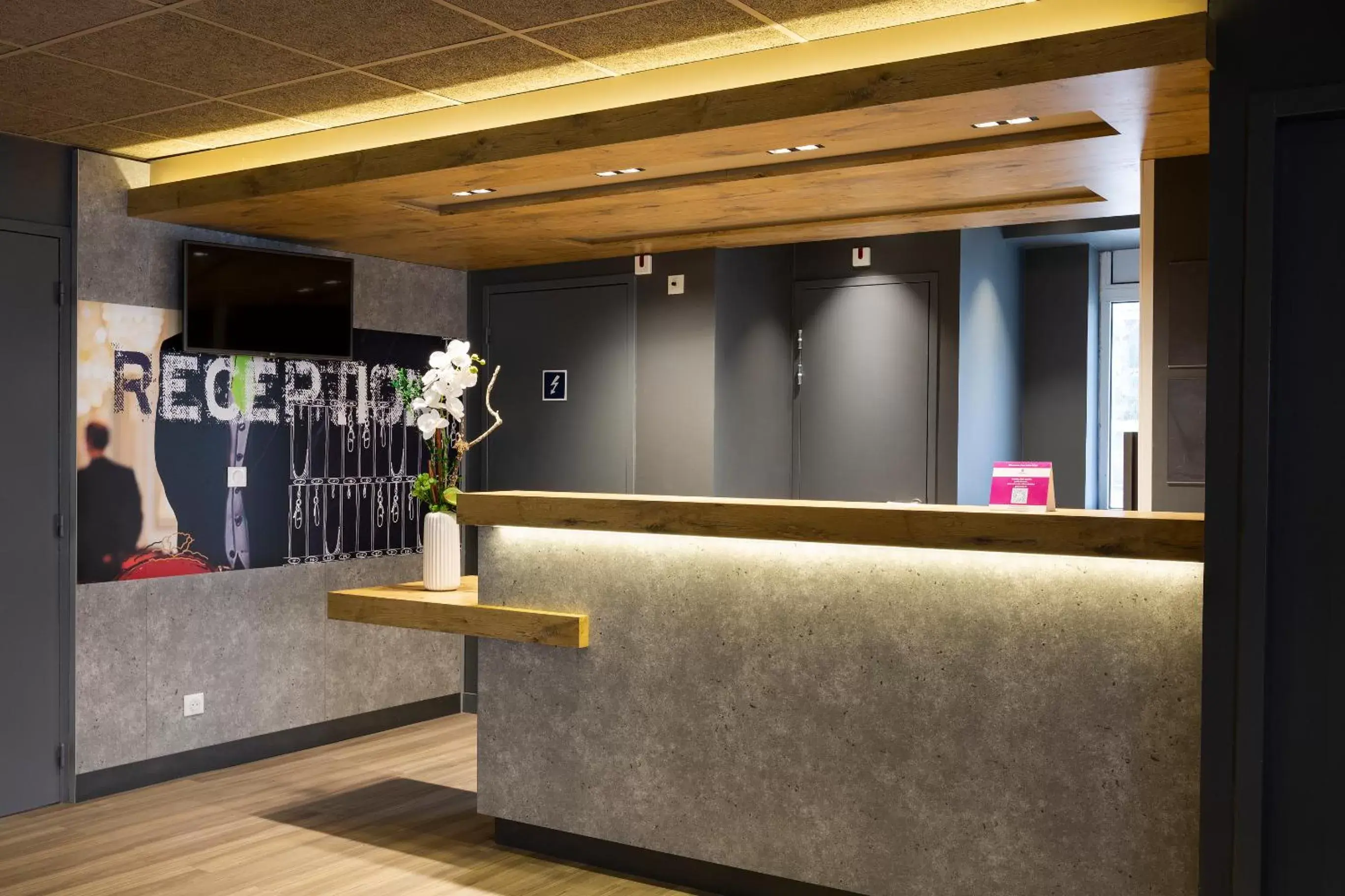 Lobby or reception, Lobby/Reception in Ibis Budget Bourgoin Jallieu Centre
