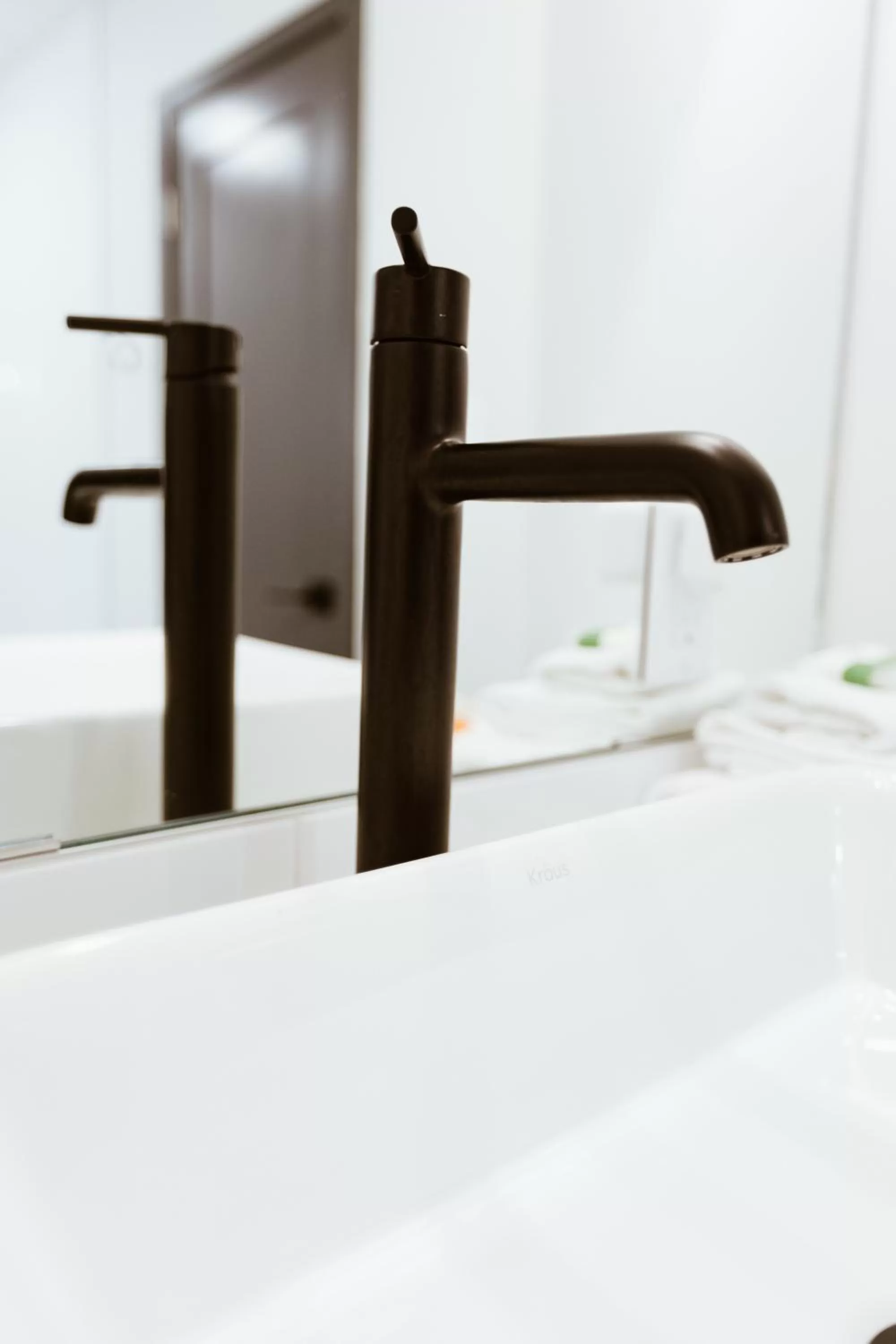 Bathroom, Bed in The Flying Steamshovel Inn