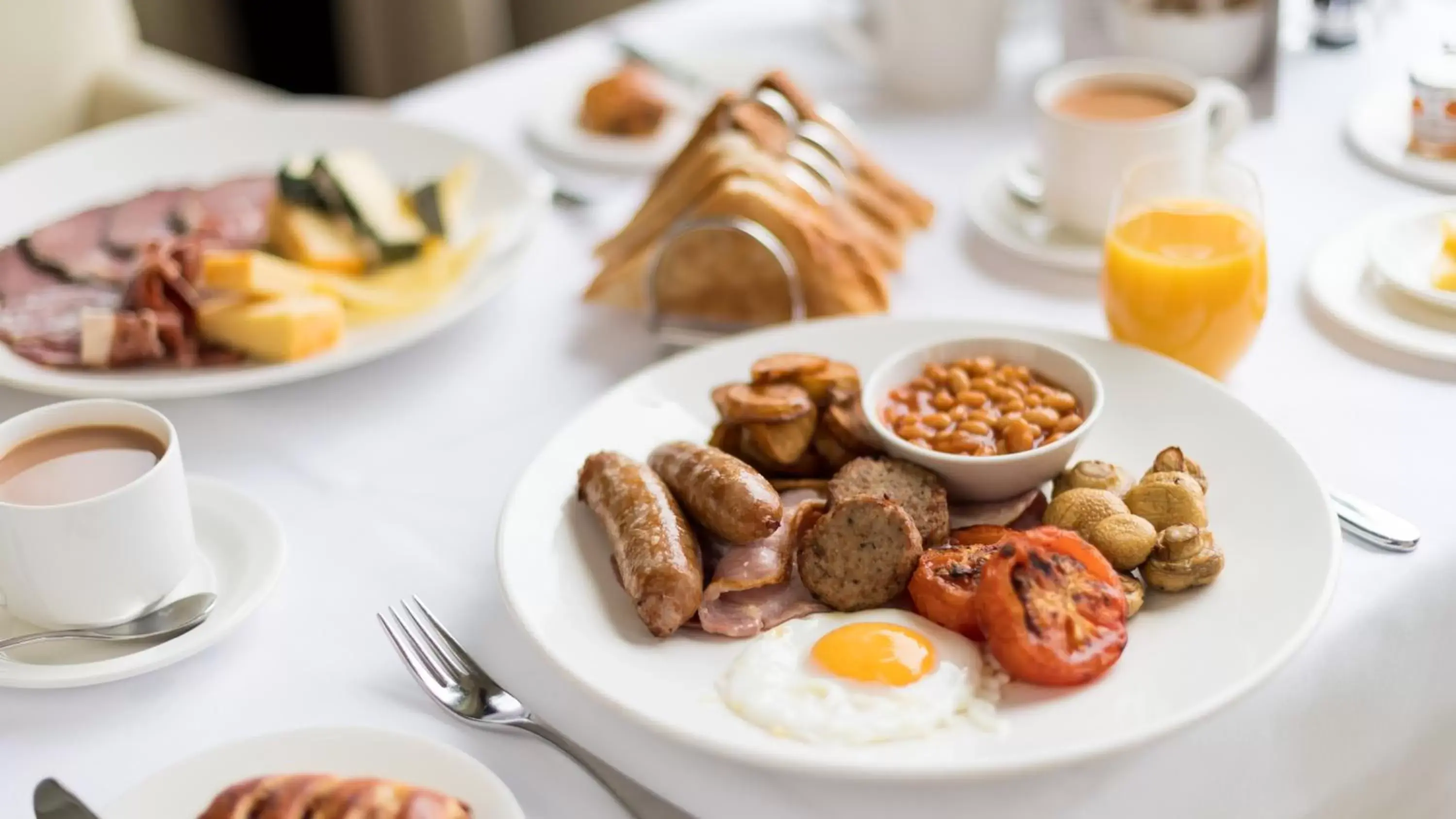 Continental breakfast in The Carlyon Bay Hotel and Spa