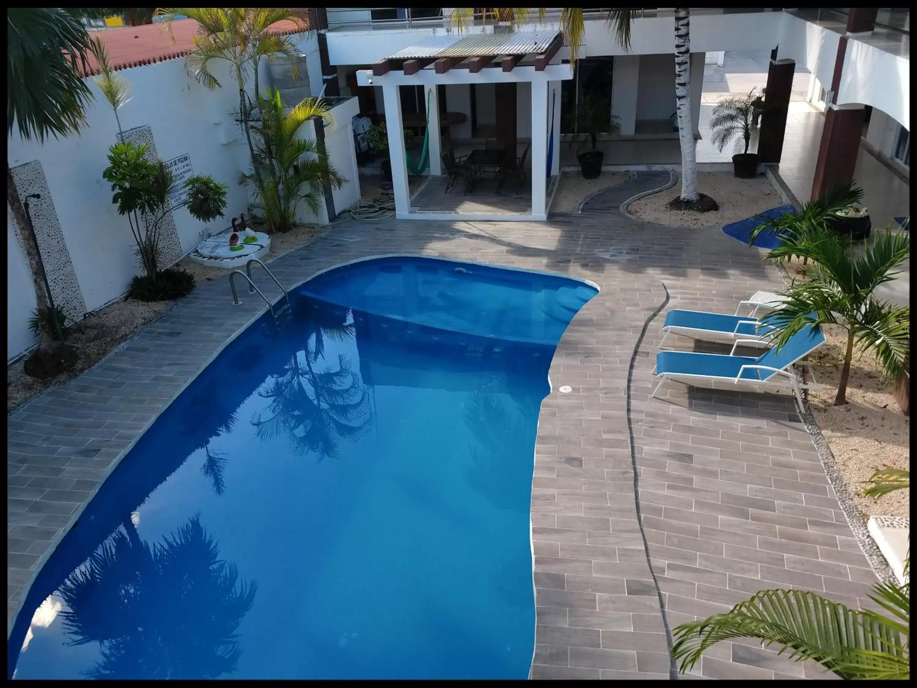 Bird's eye view, Swimming Pool in Hotel España