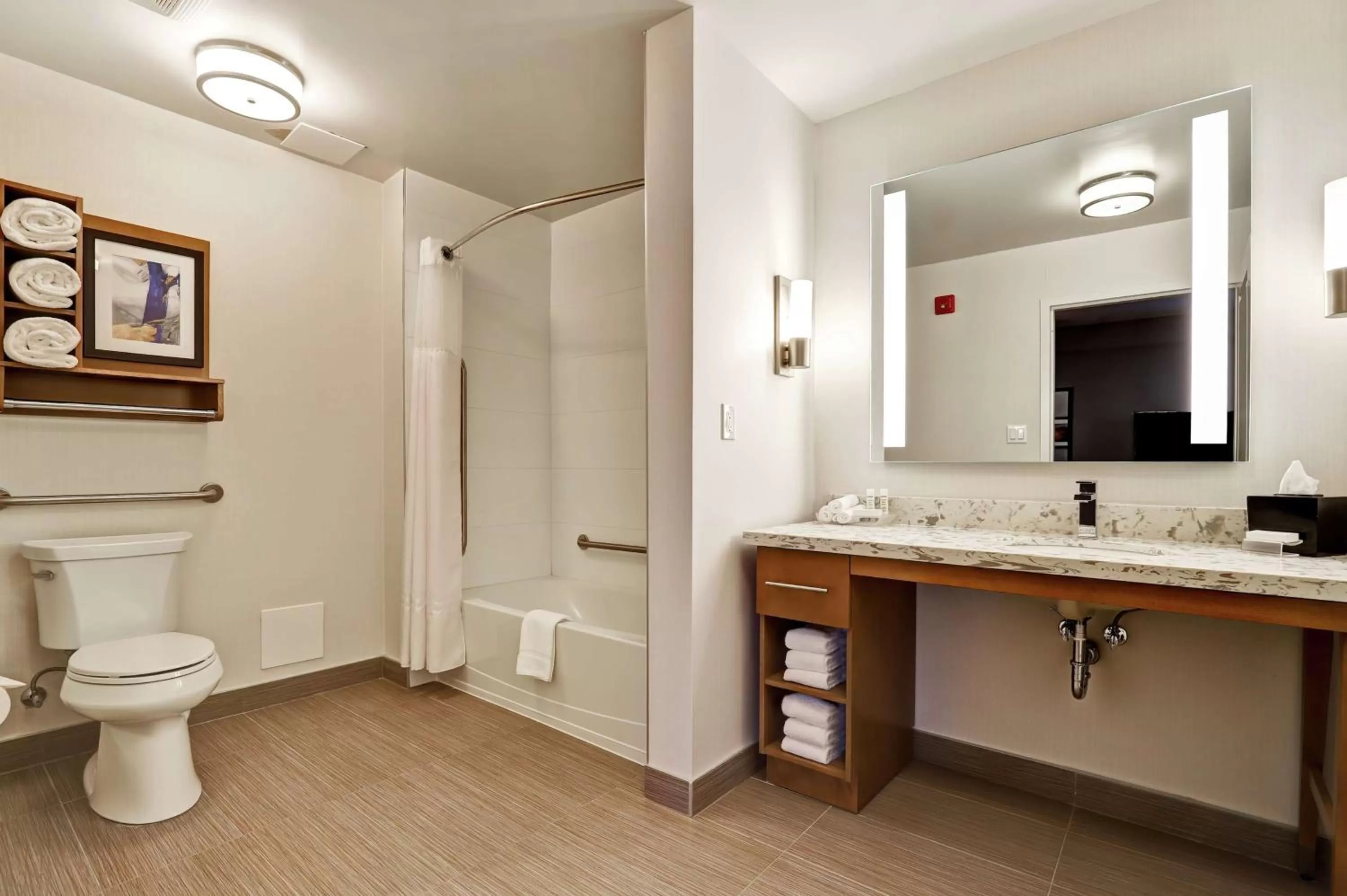 Bathroom in Homewood Suites By Hilton Ottawa Kanata