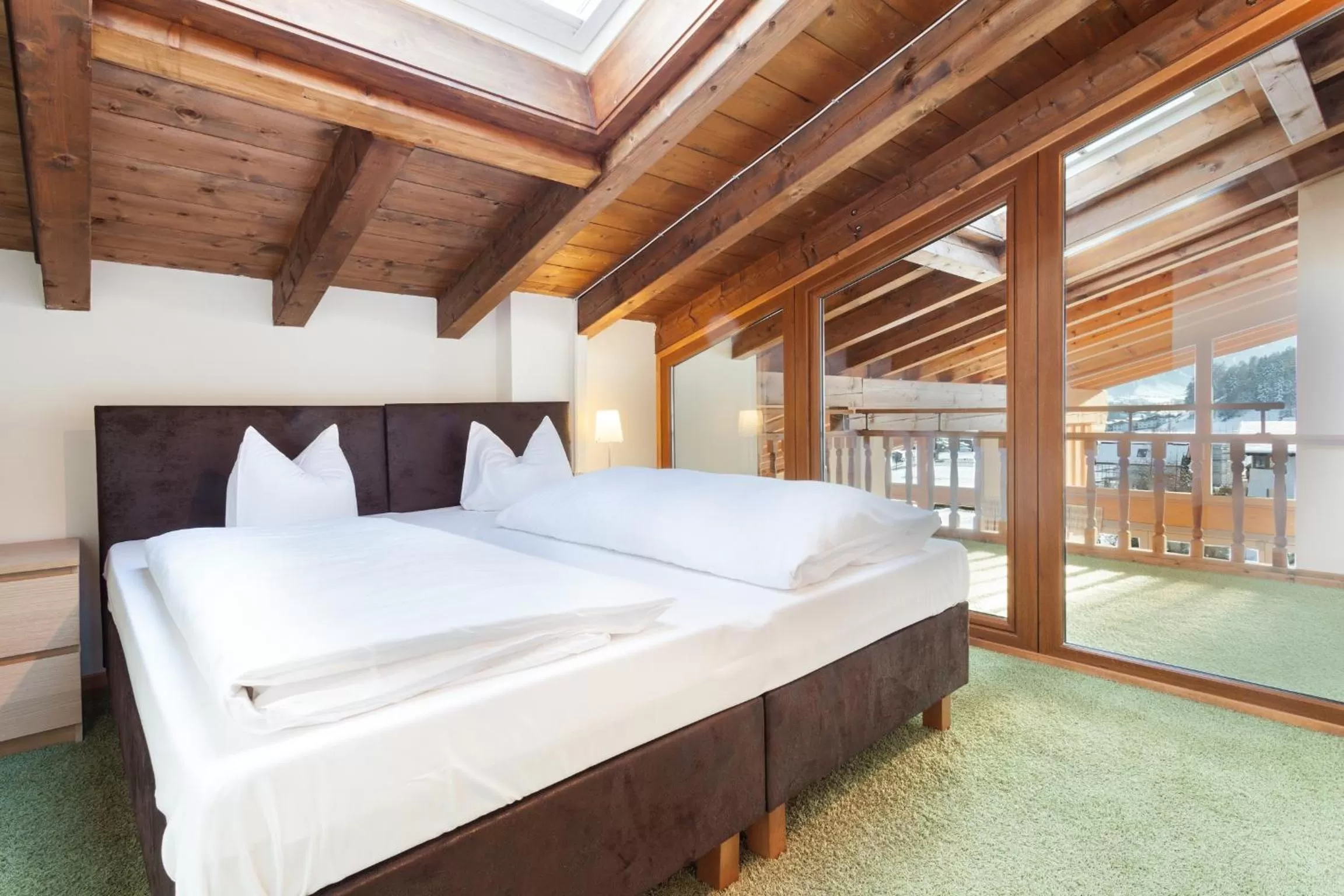 Bed in Sporthotel Cristall