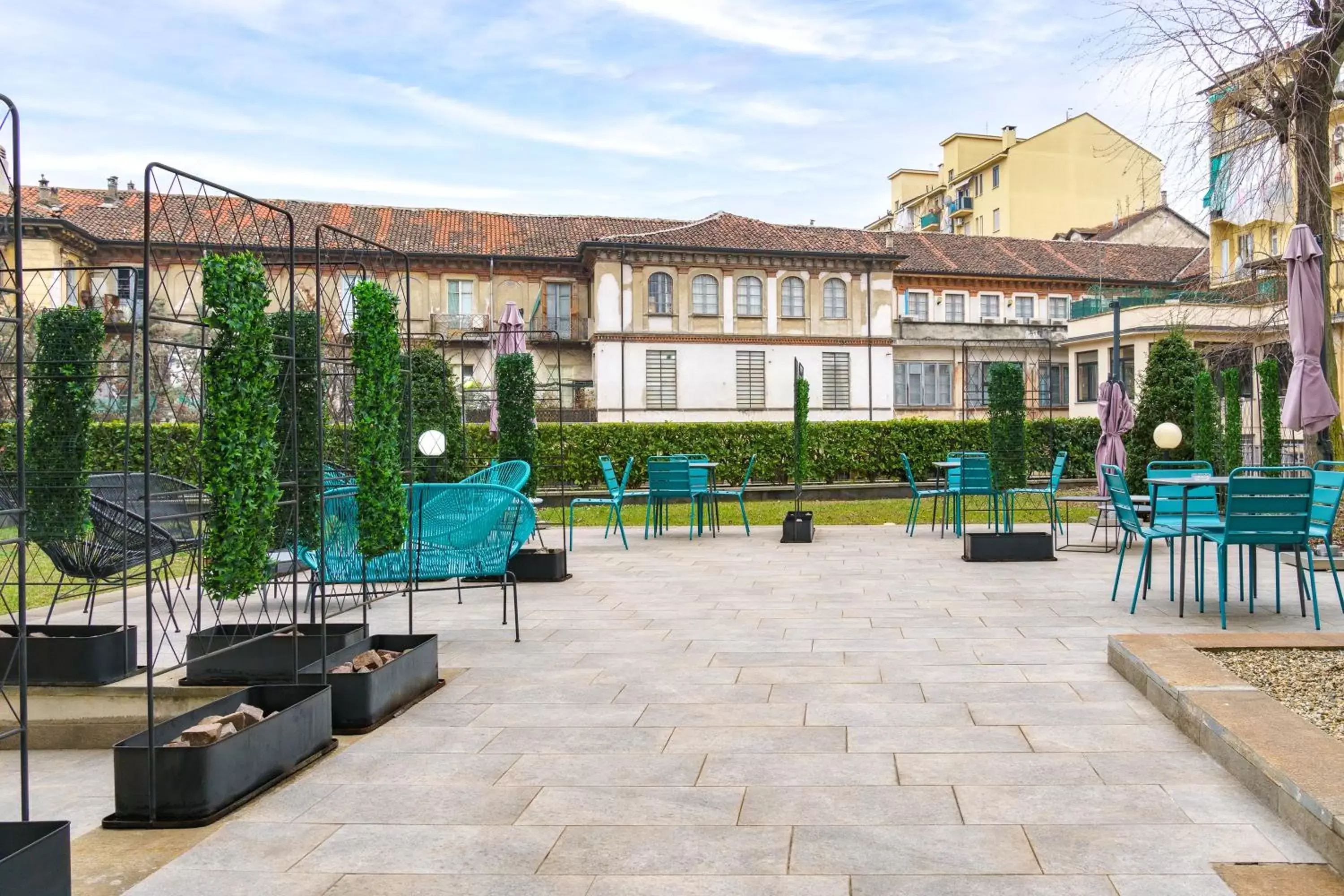 Garden, Property Building in B&B Hotel Torino President