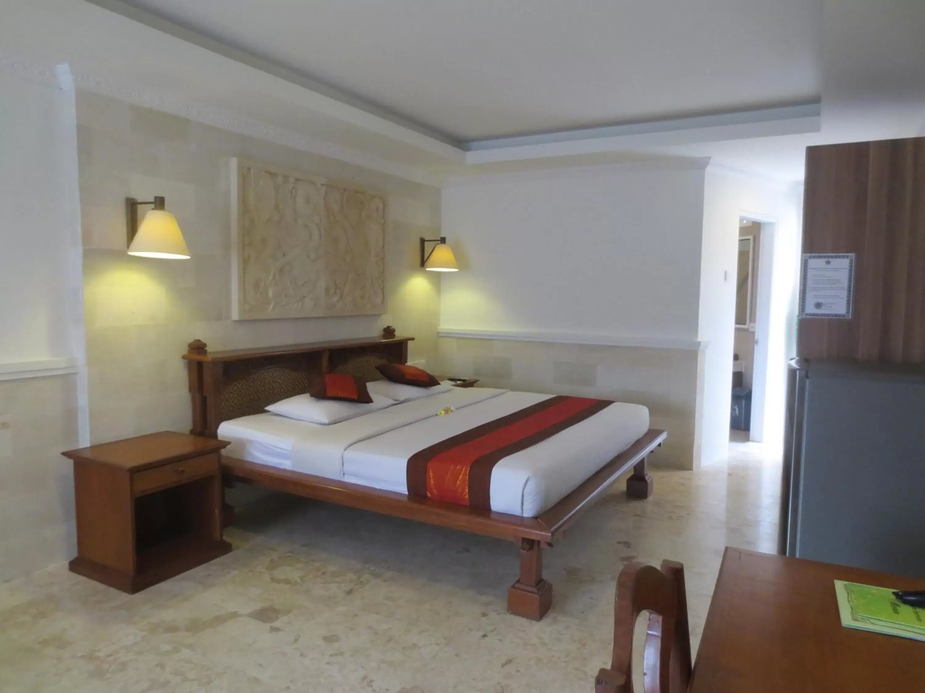 Bed in Melasti Beach Resort & Spa Legian