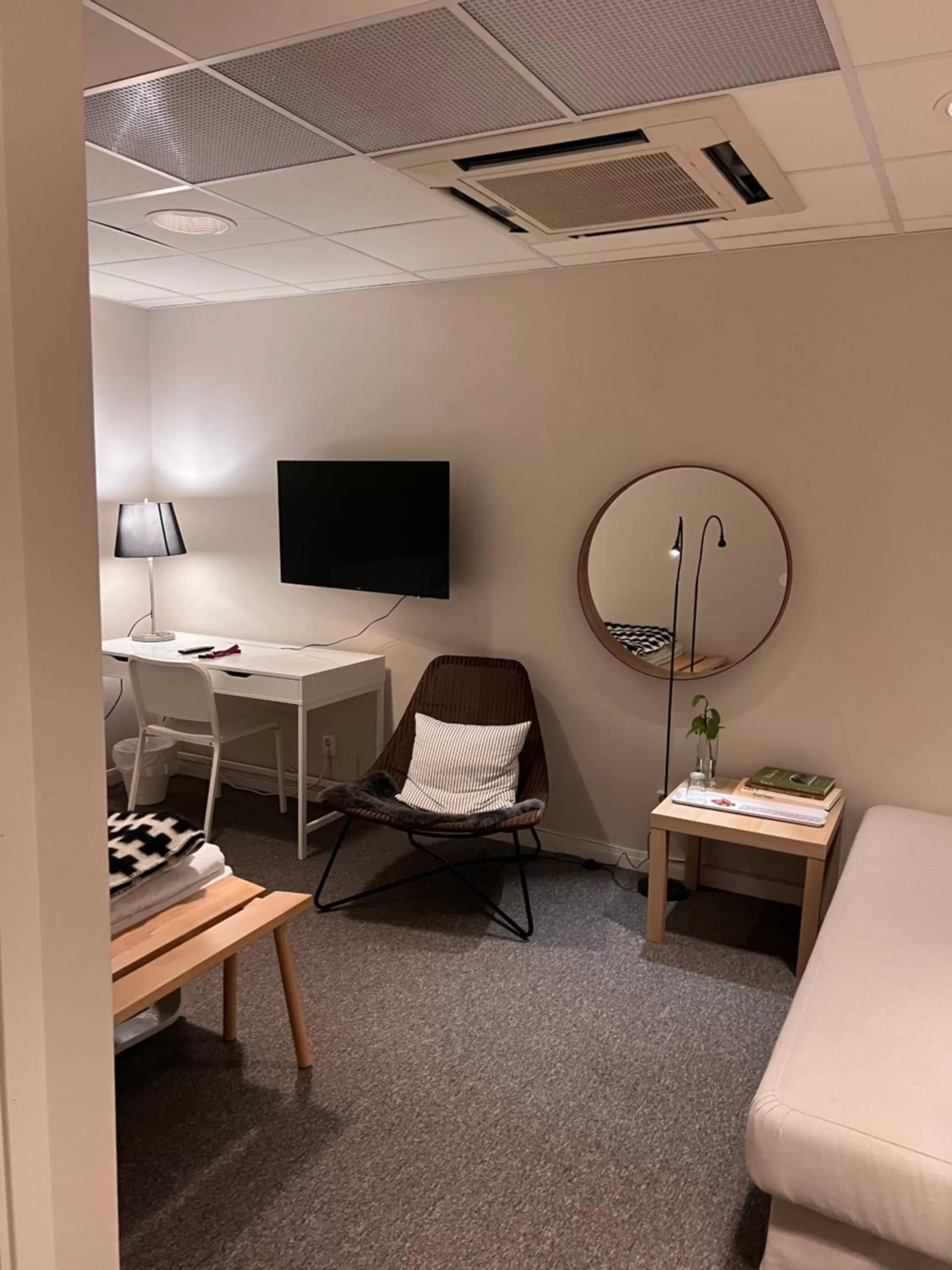 Bed in Hotell Garvaren