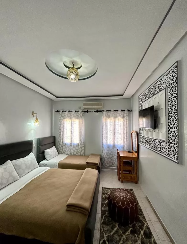 Bed in Hôtel Zaghro