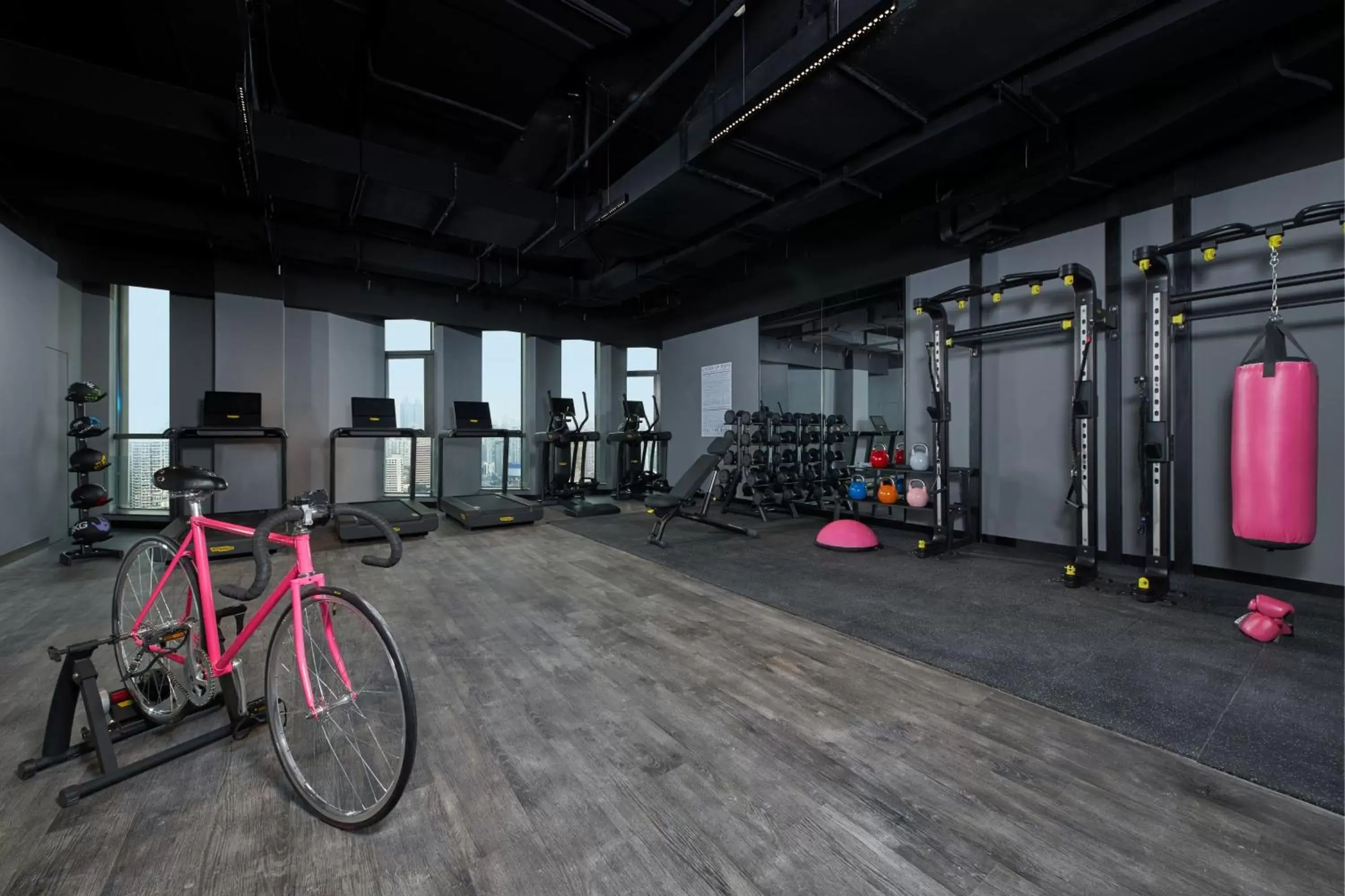 Fitness centre/facilities in Moxy Shanghai Xuhui