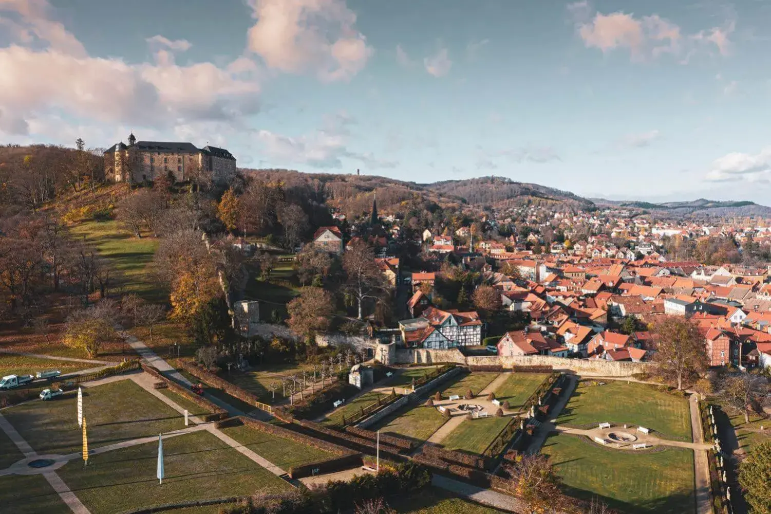 City view, Bird's-eye View in GreenLine Schlosshotel Blankenburg