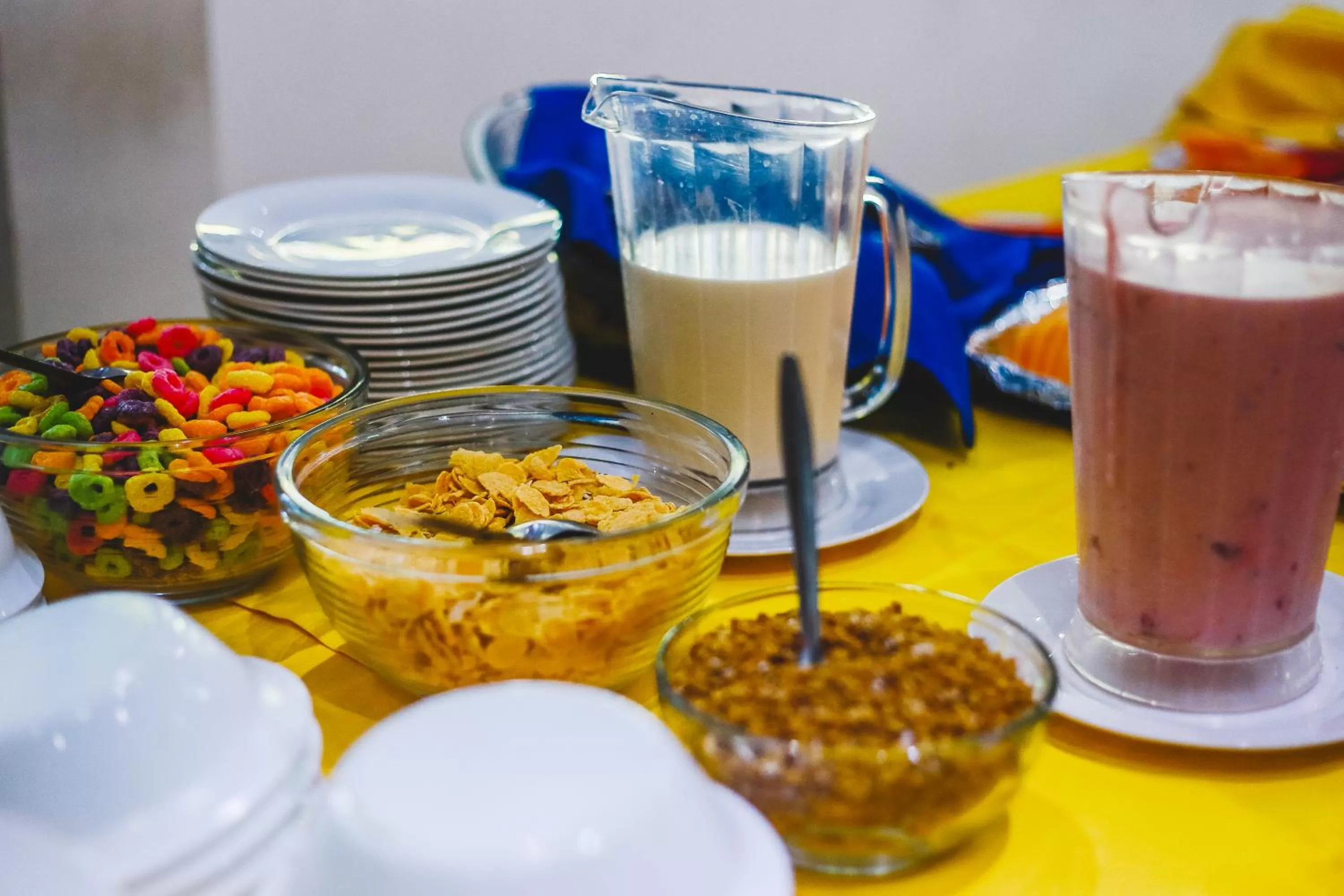 Buffet breakfast in Hotel Plaza Mirador