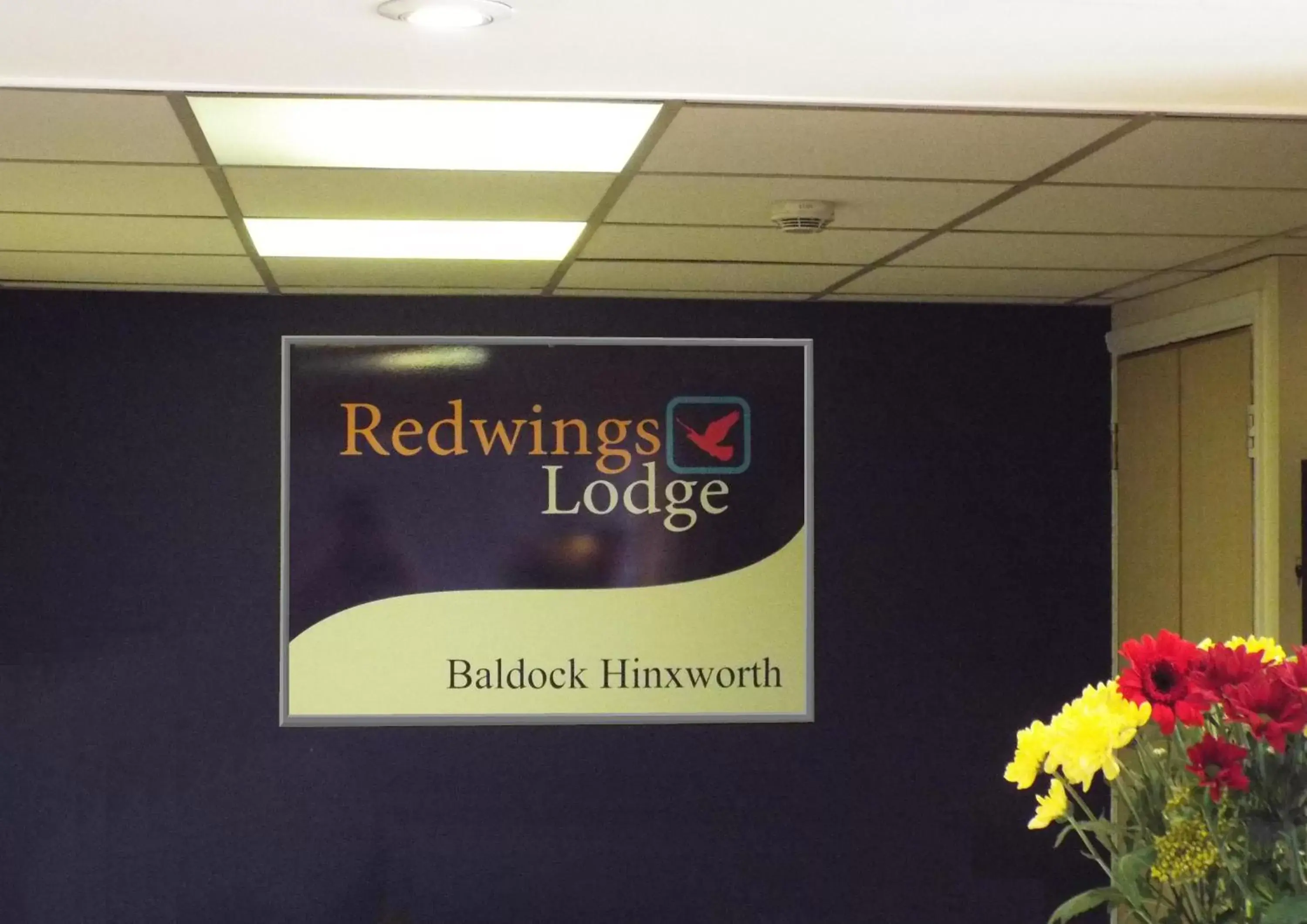 Lobby or reception in Redwings Lodge Baldock