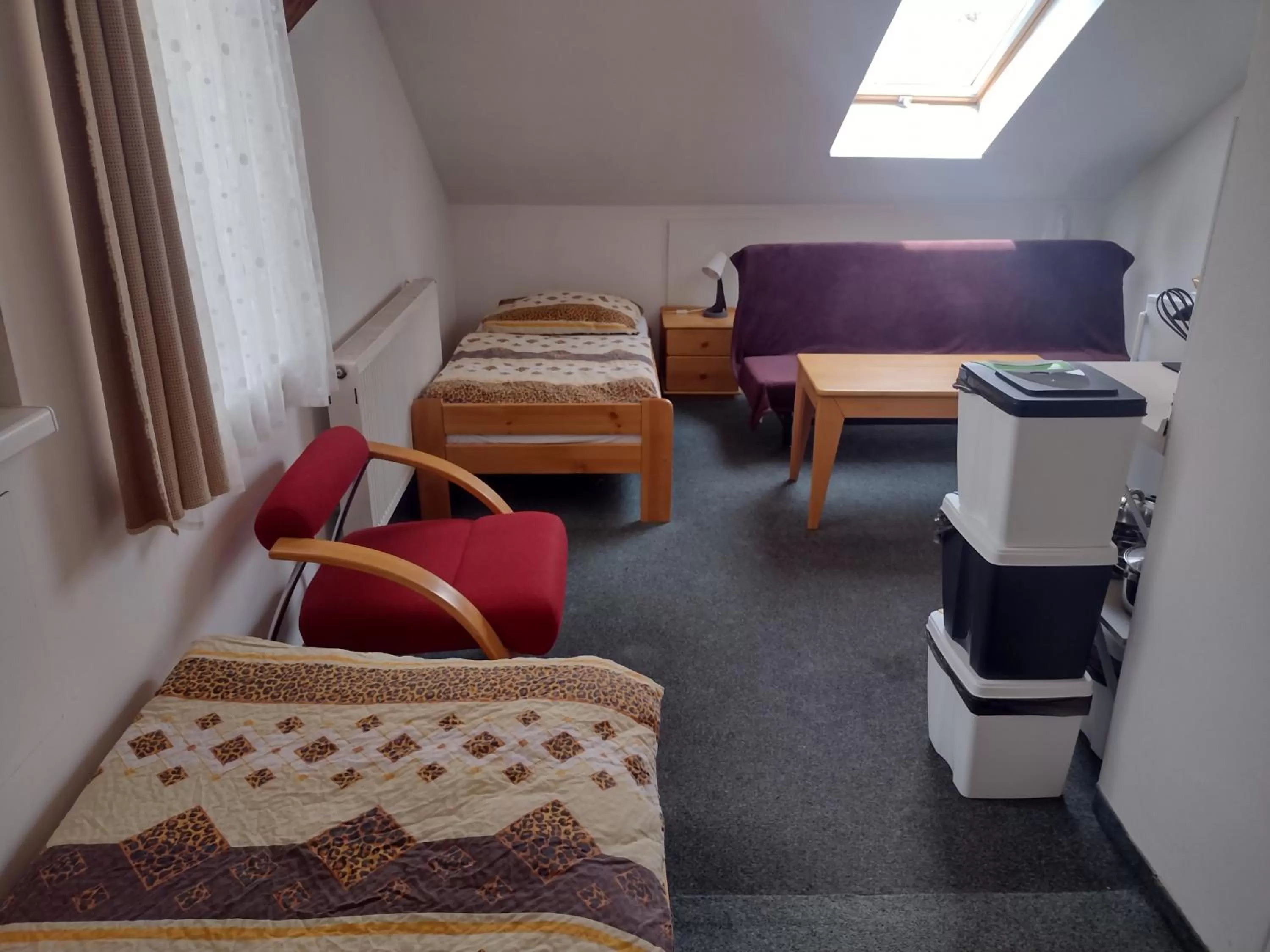 Living room, Bed in Pension Fontána Svitavy