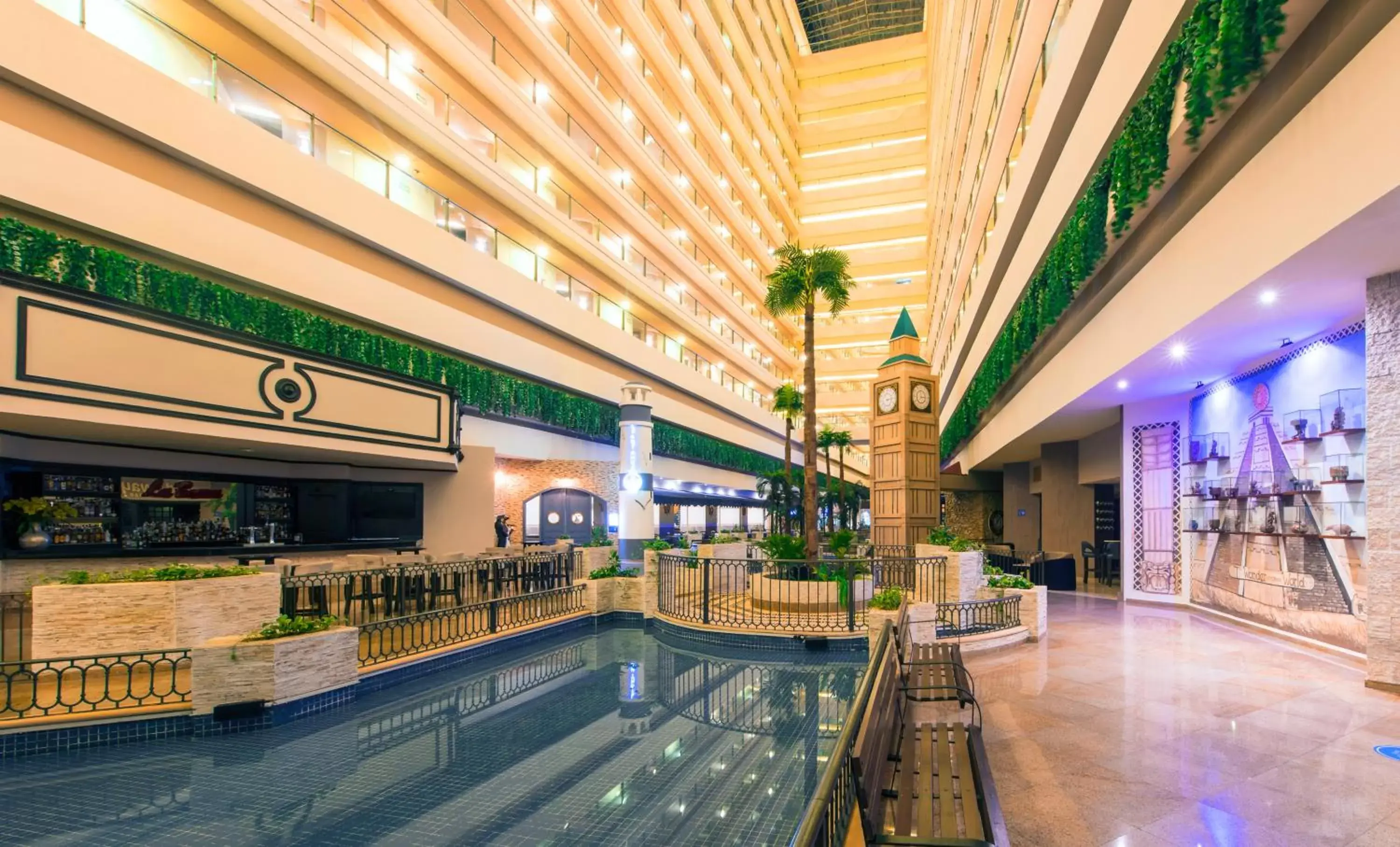 Inner courtyard view, Lobby/Reception in Seadust Cancun Family Resort - All Inclusive