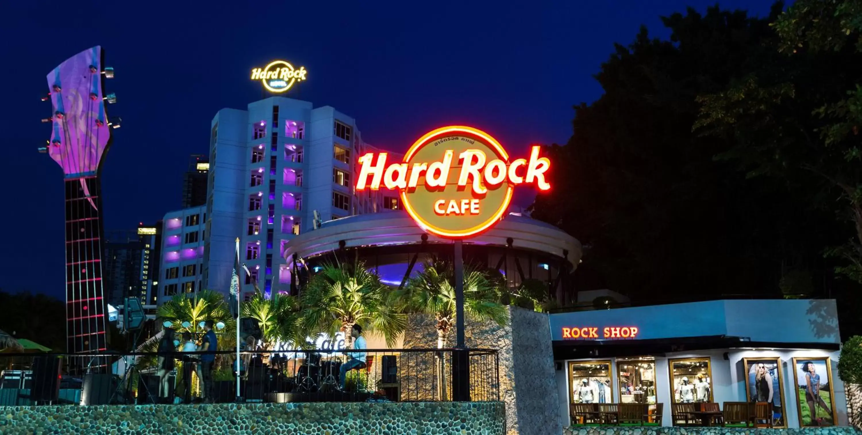 Restaurant/places to eat, Property Building in Hard Rock Hotel Pattaya (SHA Plus)