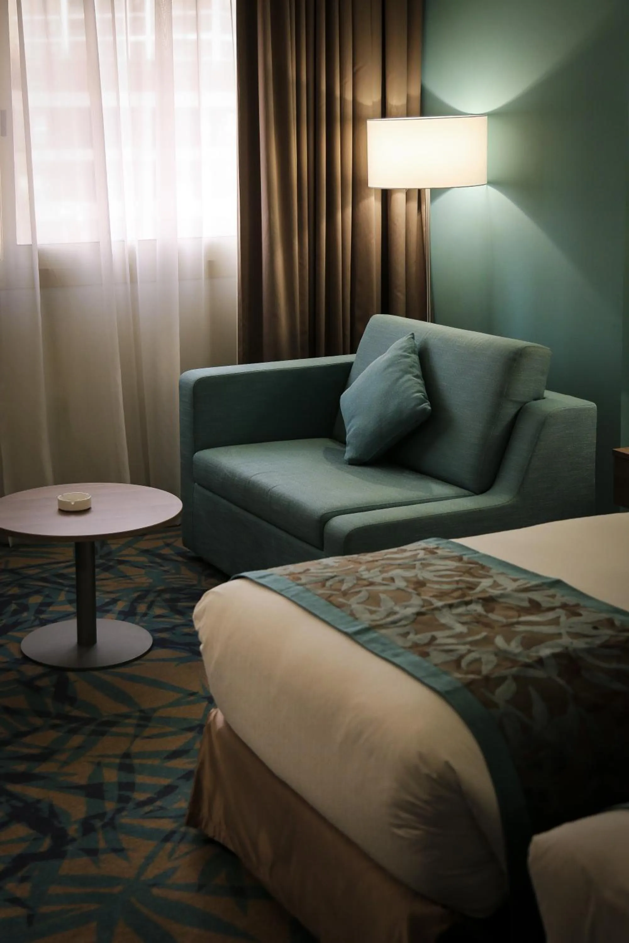 Seating area, Bed in MENA Plaza Hotel Albarsha At The Mall