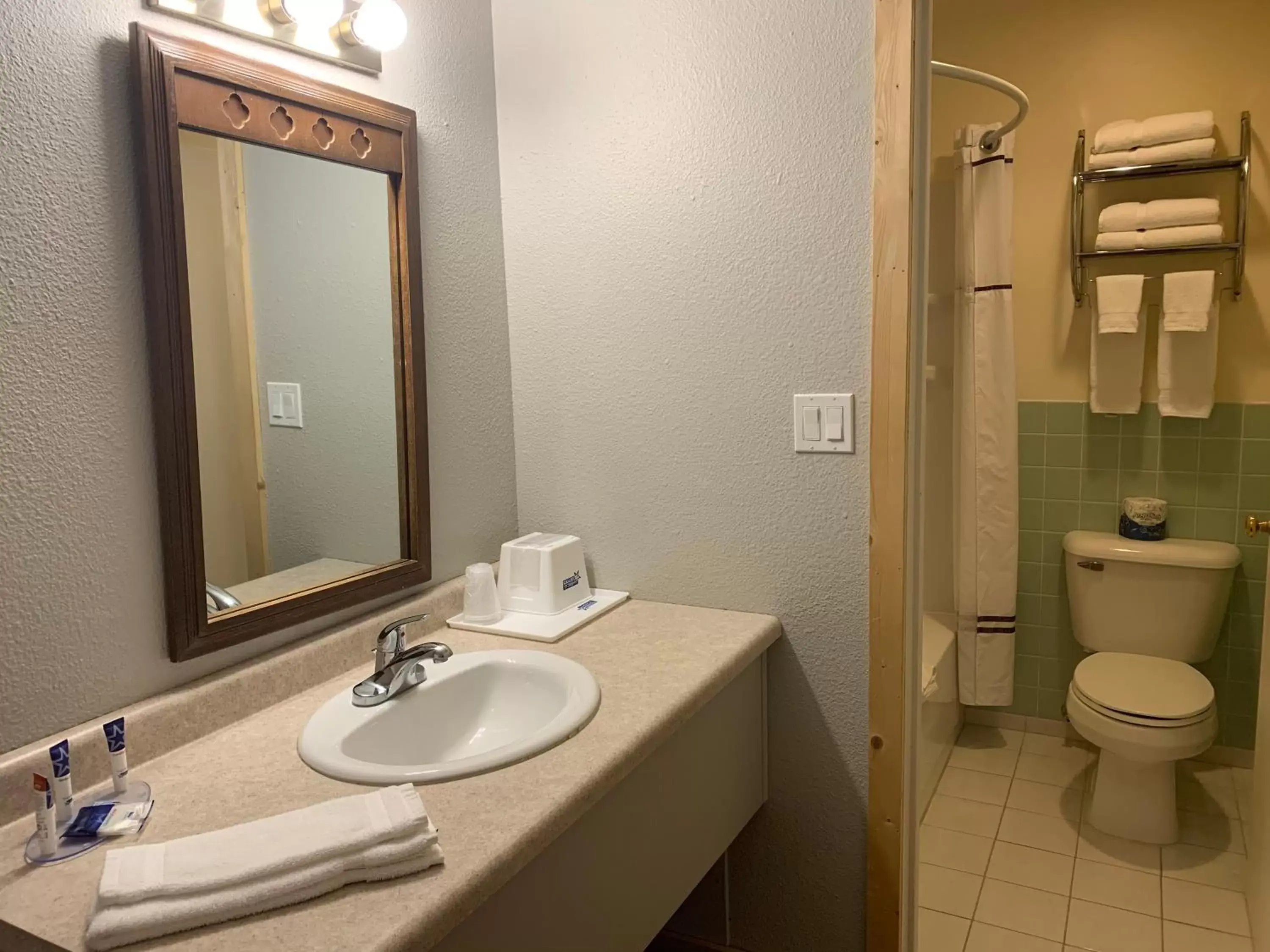 Bathroom in Americas Best Value Inn Wall