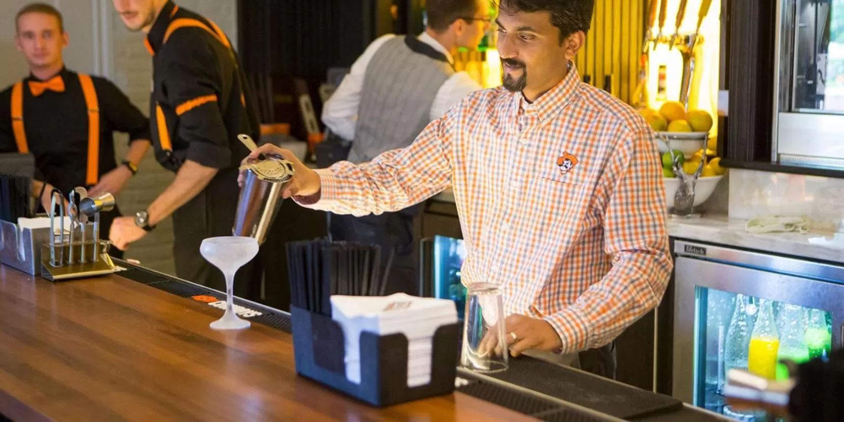 Lounge or bar in The Atherton Hotel at OSU