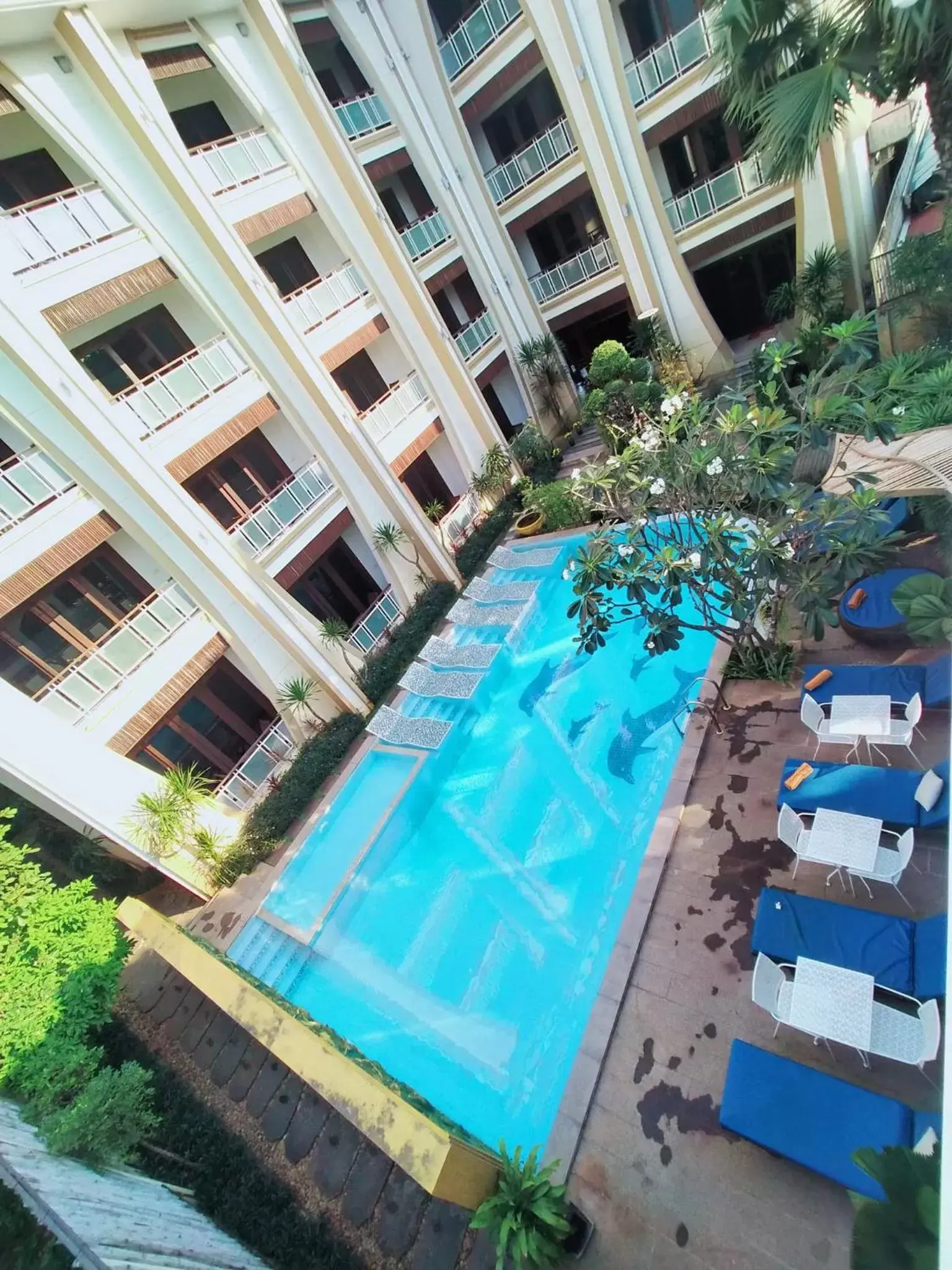 Billiard, Pool View in The Night Hotel