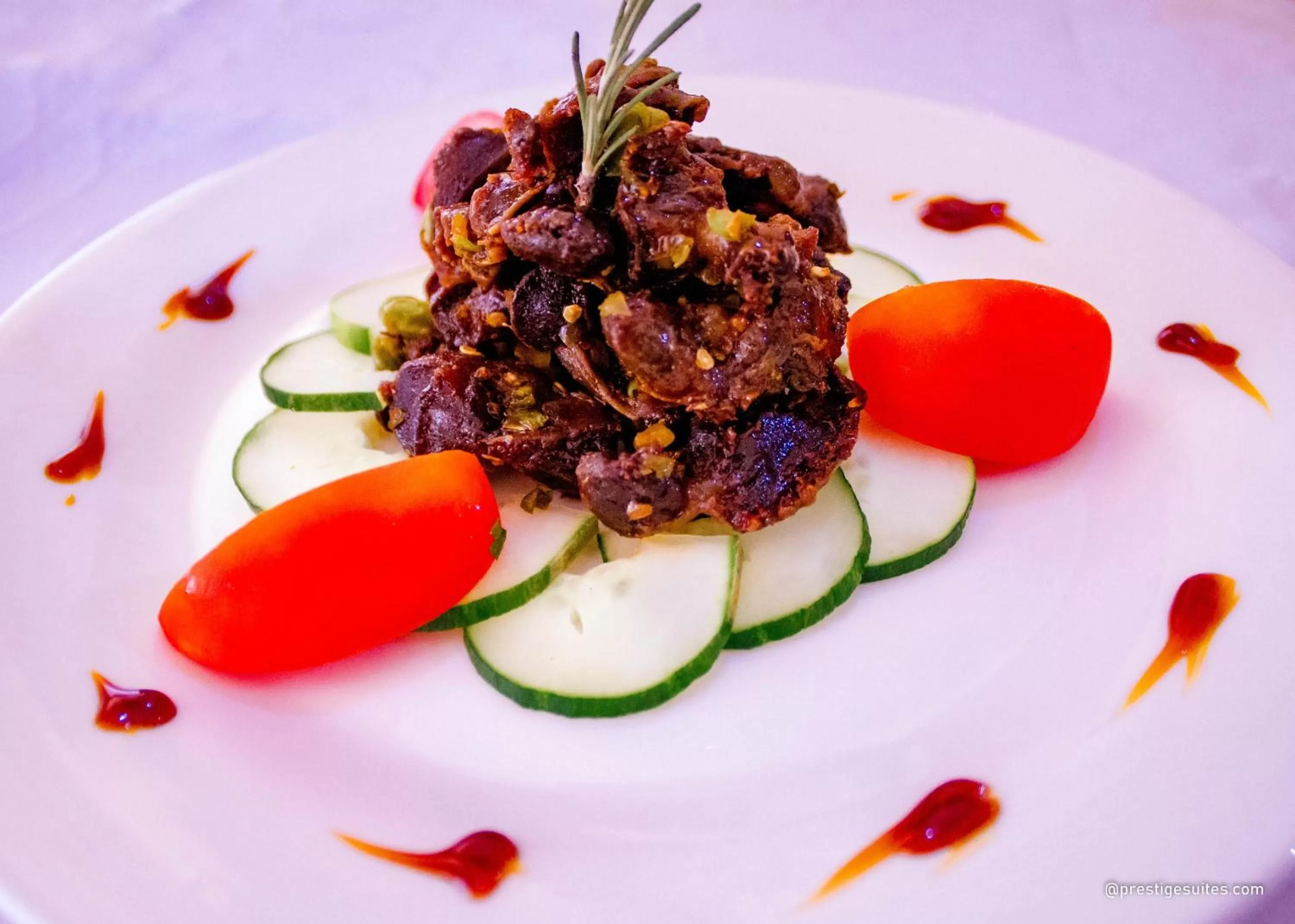 Food in Prestige Suites