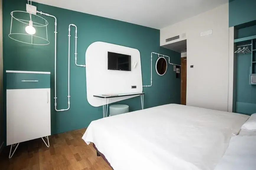 TV and multimedia, Bed in Hotel Corte Quadri