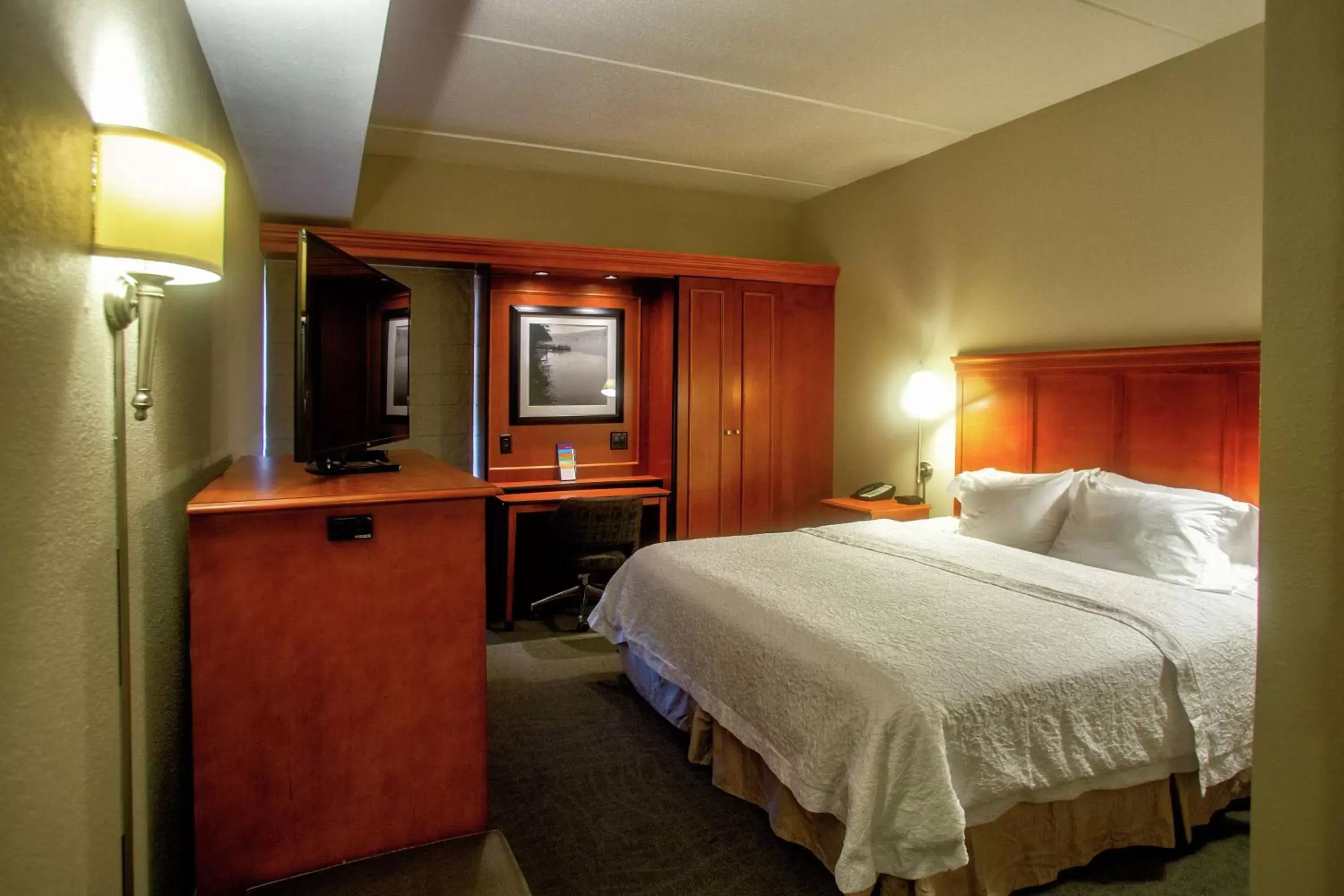 Bedroom, Bed in Hampton Inn Wheeling Bedroom, Bed in Hampton Inn Wheeling