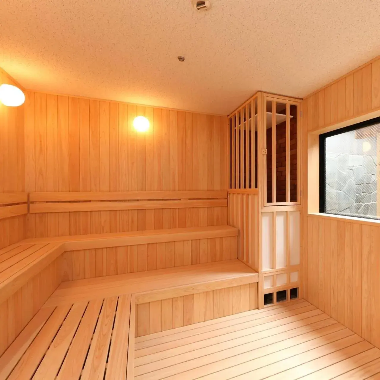 Sauna in Route Inn Grantia Tokai Spa&Relaxation