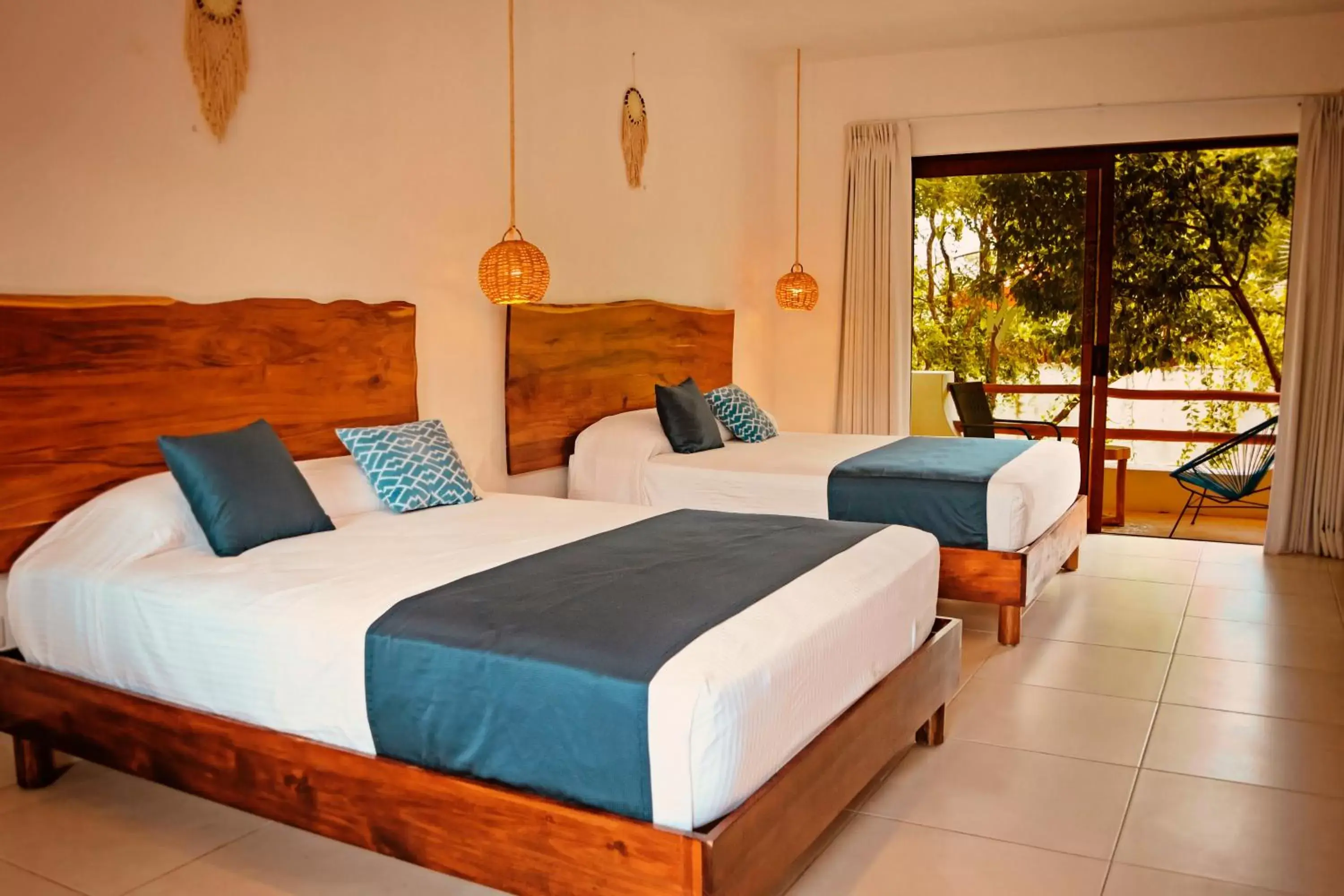 Deluxe Double Room with Two Double Beds in Niik Tulum